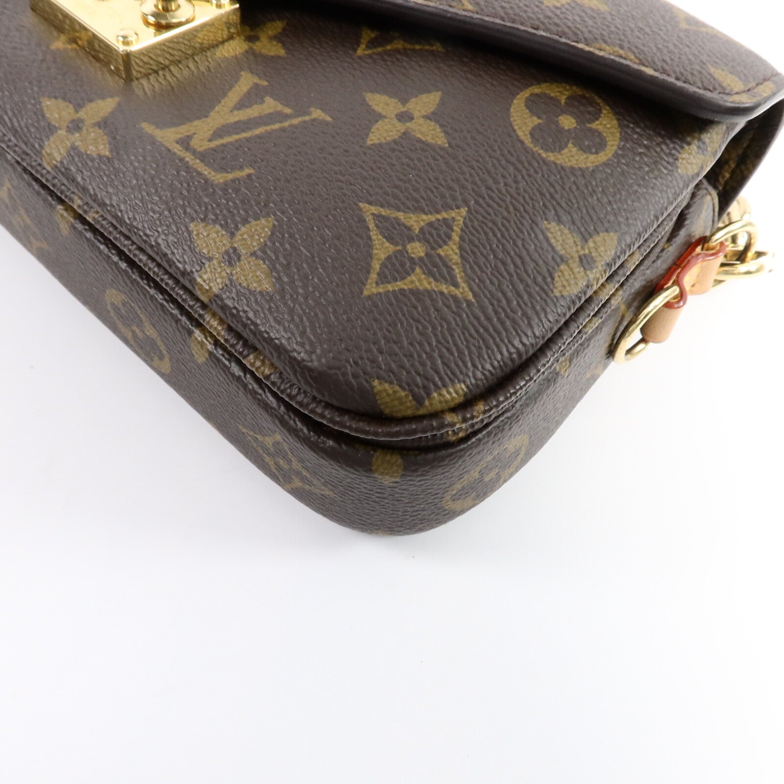 LOUIS VUITTON Monogram Pochette Metis East West金扣手挽肩背兩用袋