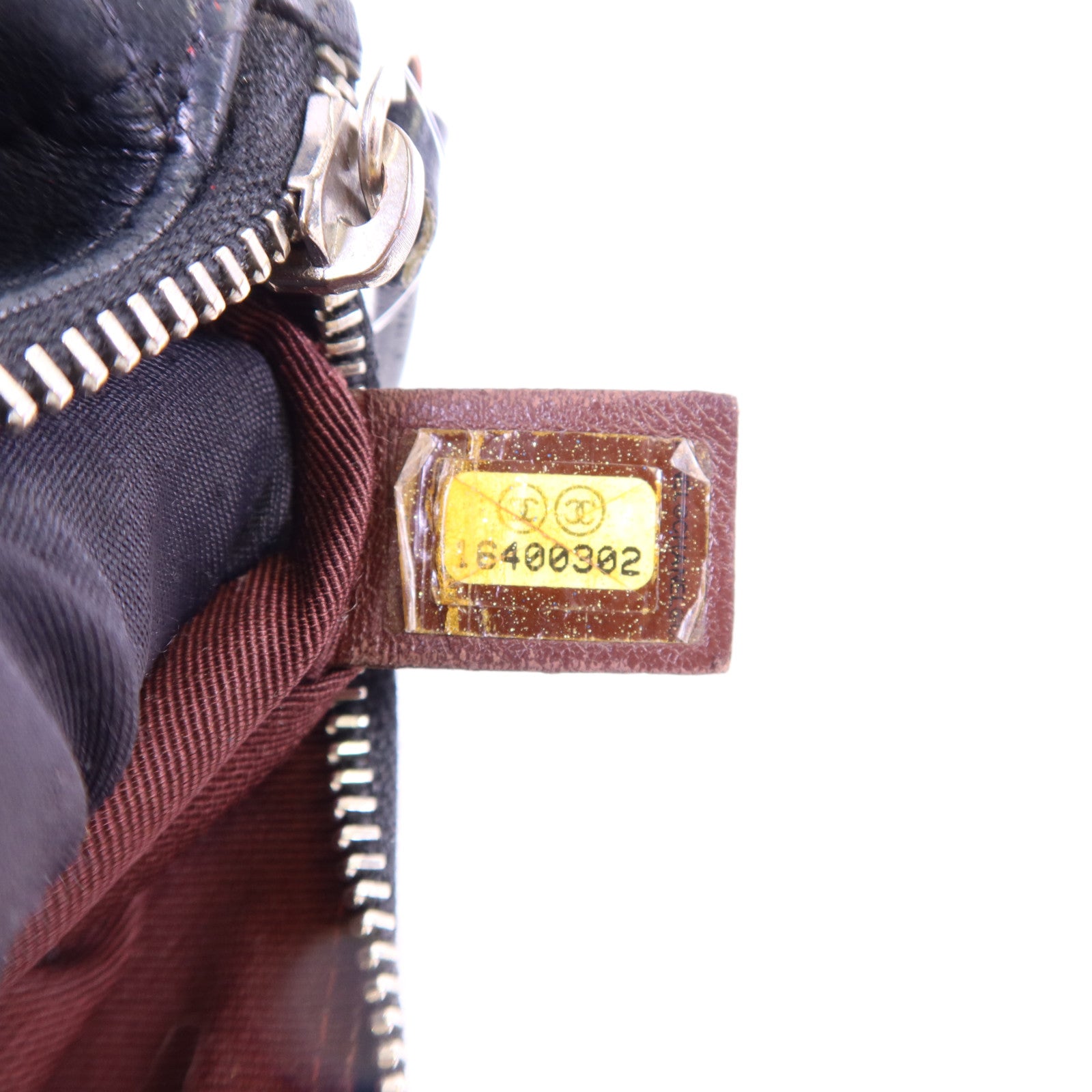 CHANEL 羊皮皮革Coin Case銀扣零錢包