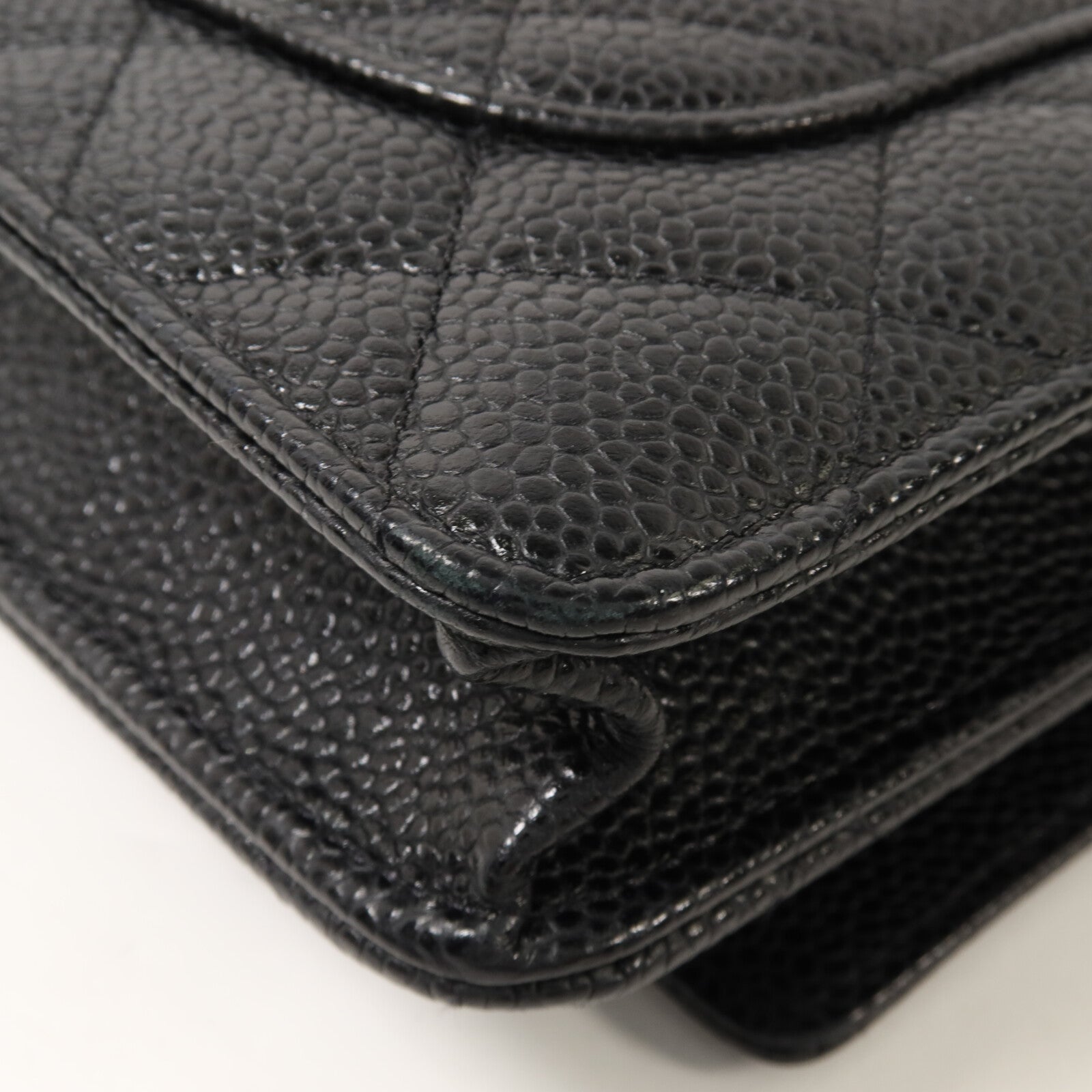 CHANEL 牛皮皮革WOC Wallet On Chain鏈帶肩背袋