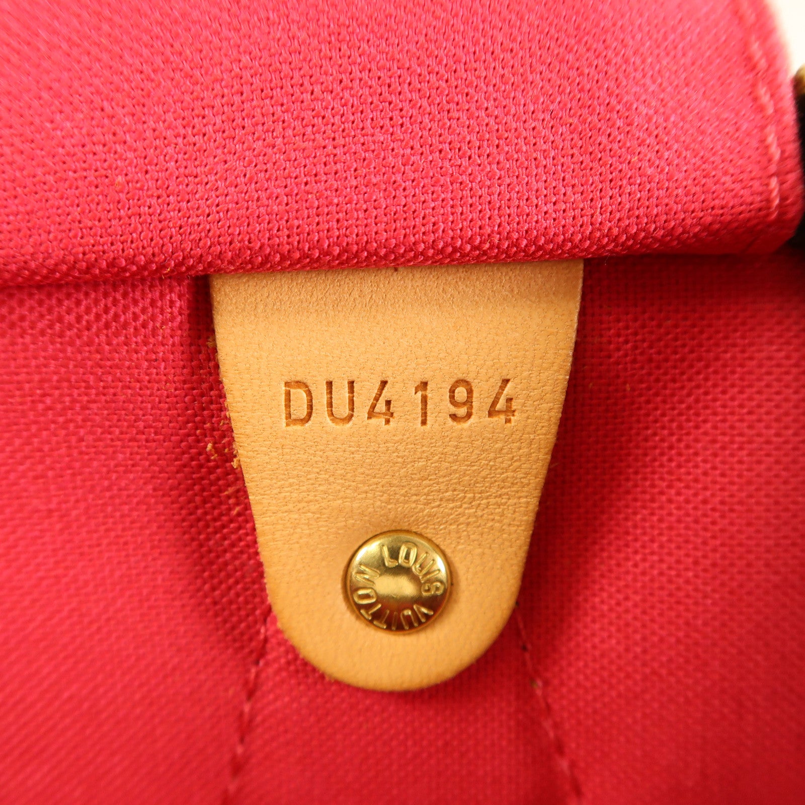 LOUIS VUITTON Monogram Speedy金扣手挽袋