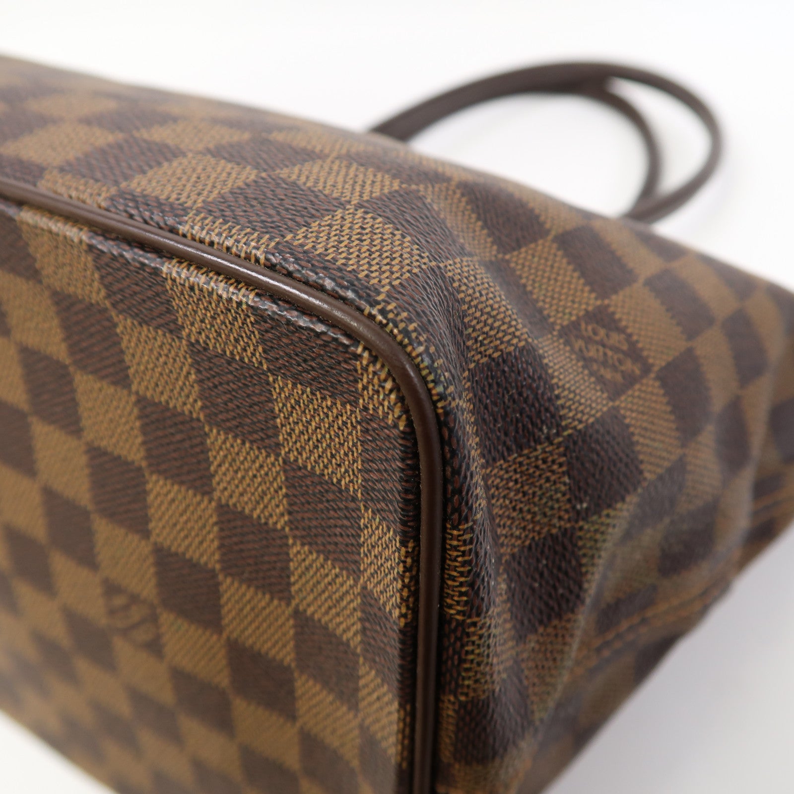LOUIS VUITTON 【激減優惠】Damier Saleya MM金扣肩背袋啡色