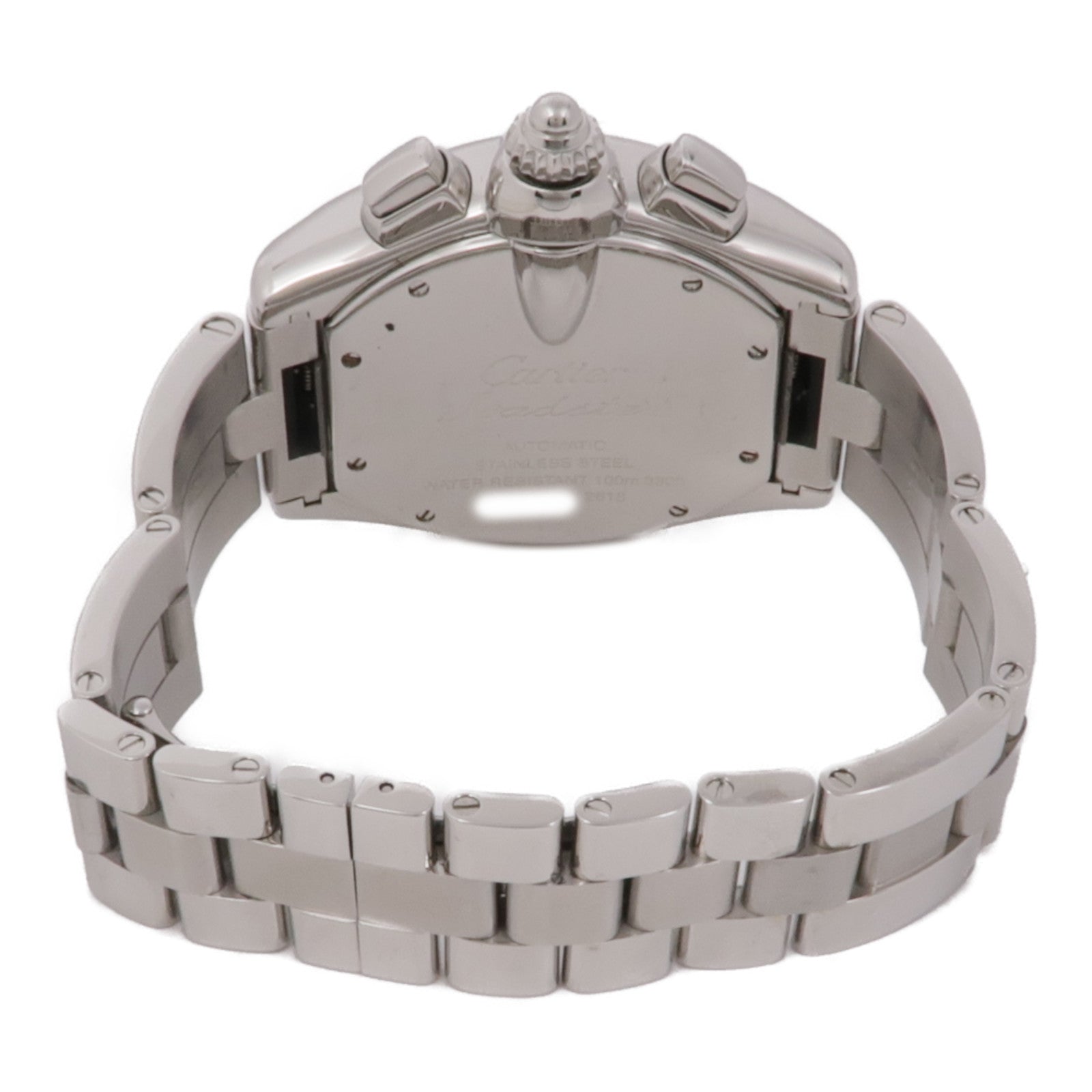 CARTIER Roadster 2618 Automatic Watch Stainless Steel White