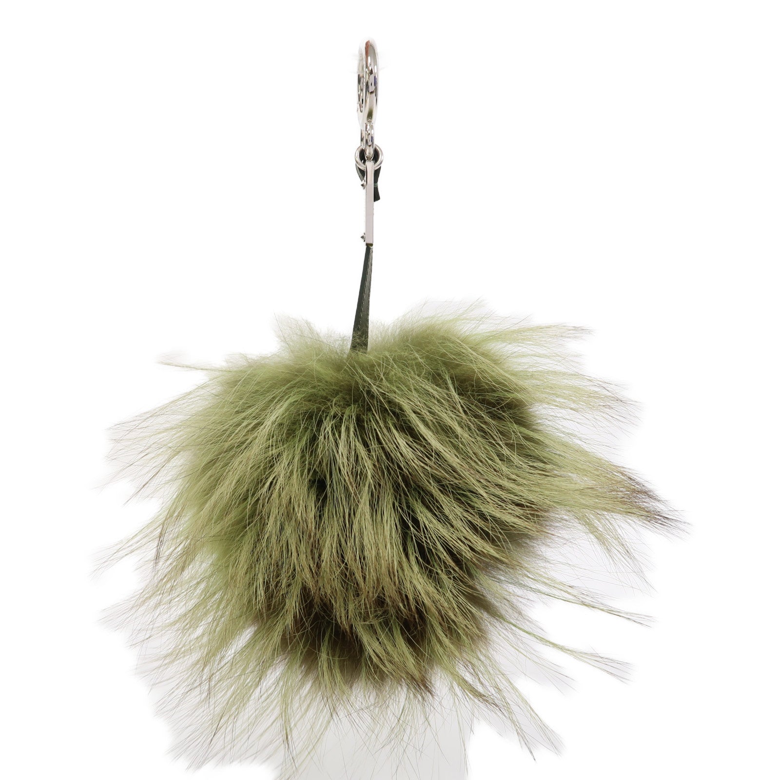 FENDI 毛茸Charm掛飾綠色