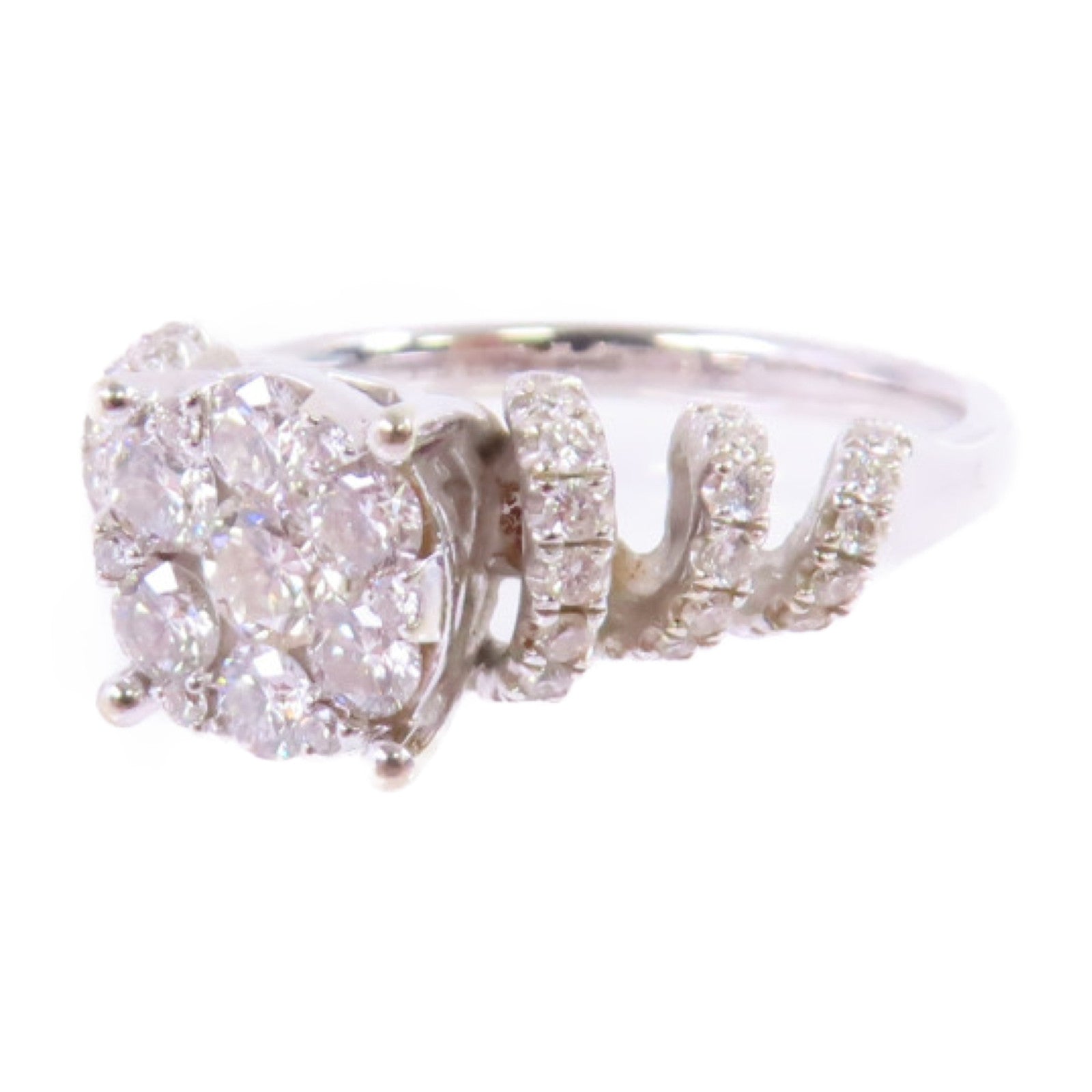 JEWELRY 18K白金Diamond Ring 0.15ct鑽石戒指US#6.5
