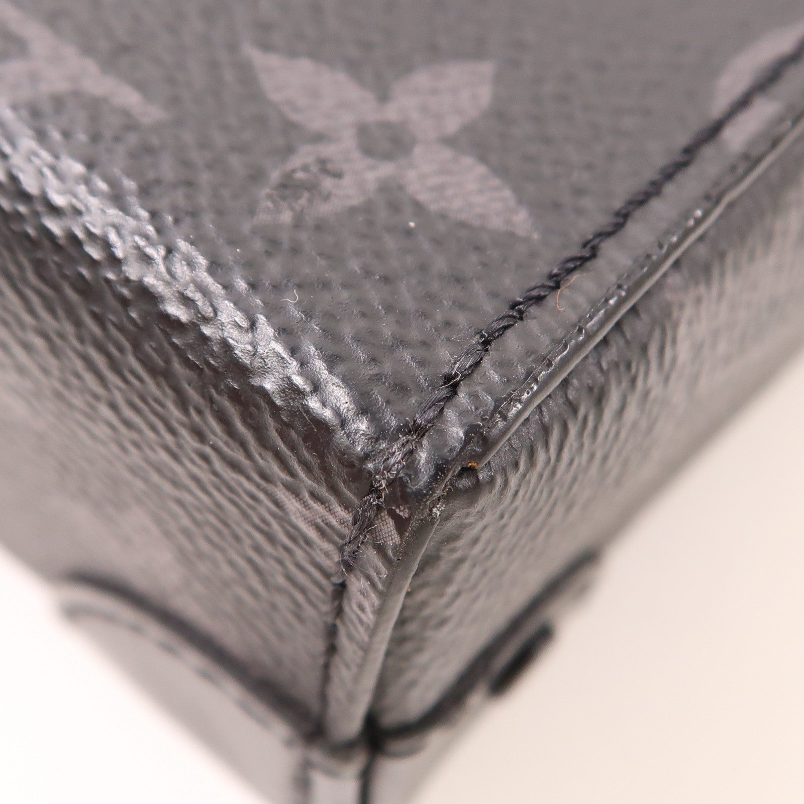 LOUIS VUITTON LV Trunk Messenger Shoulder Bag M45727 Monogram Eclipse Black