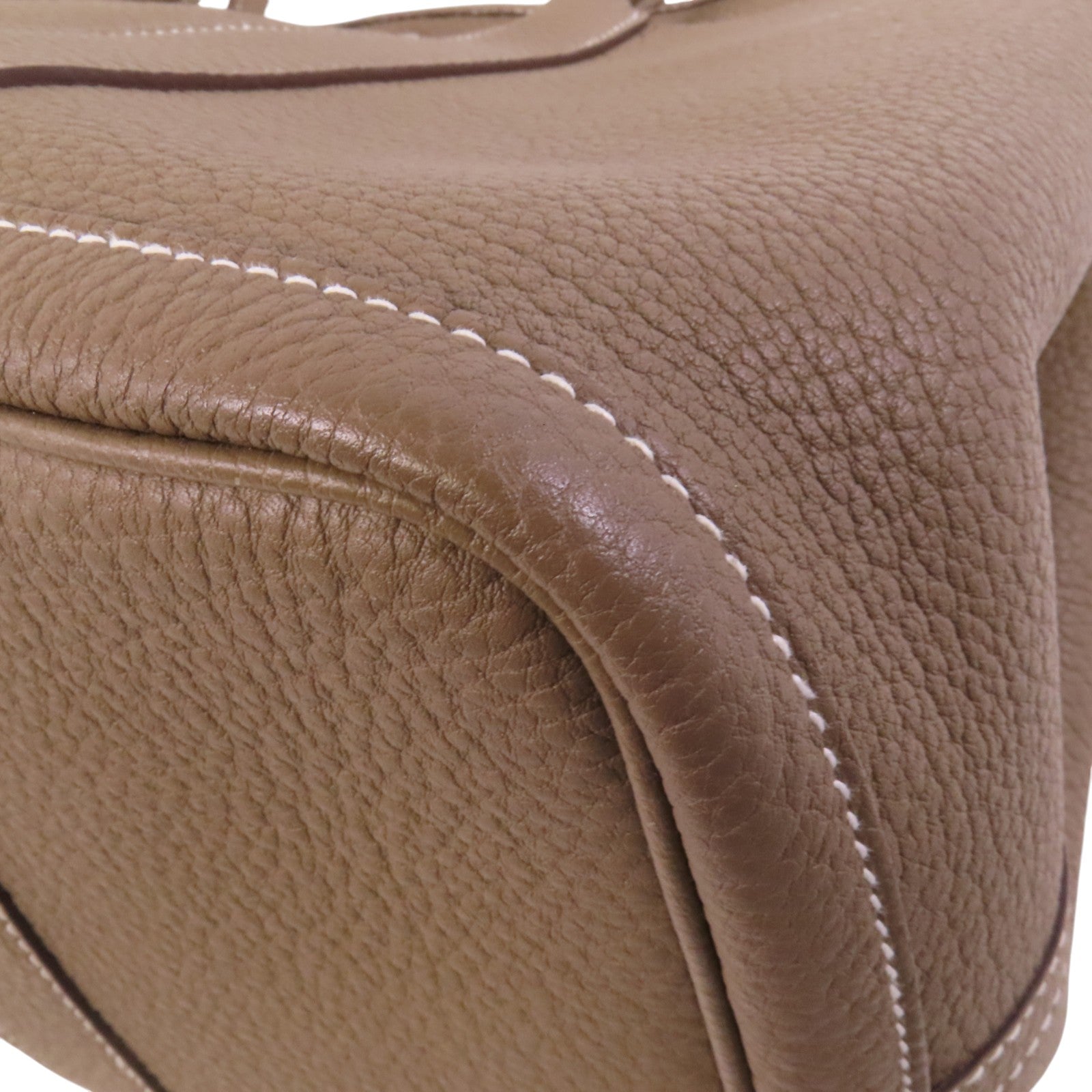 HERMES Negonda皮革GardenParty PM銀扣手挽袋