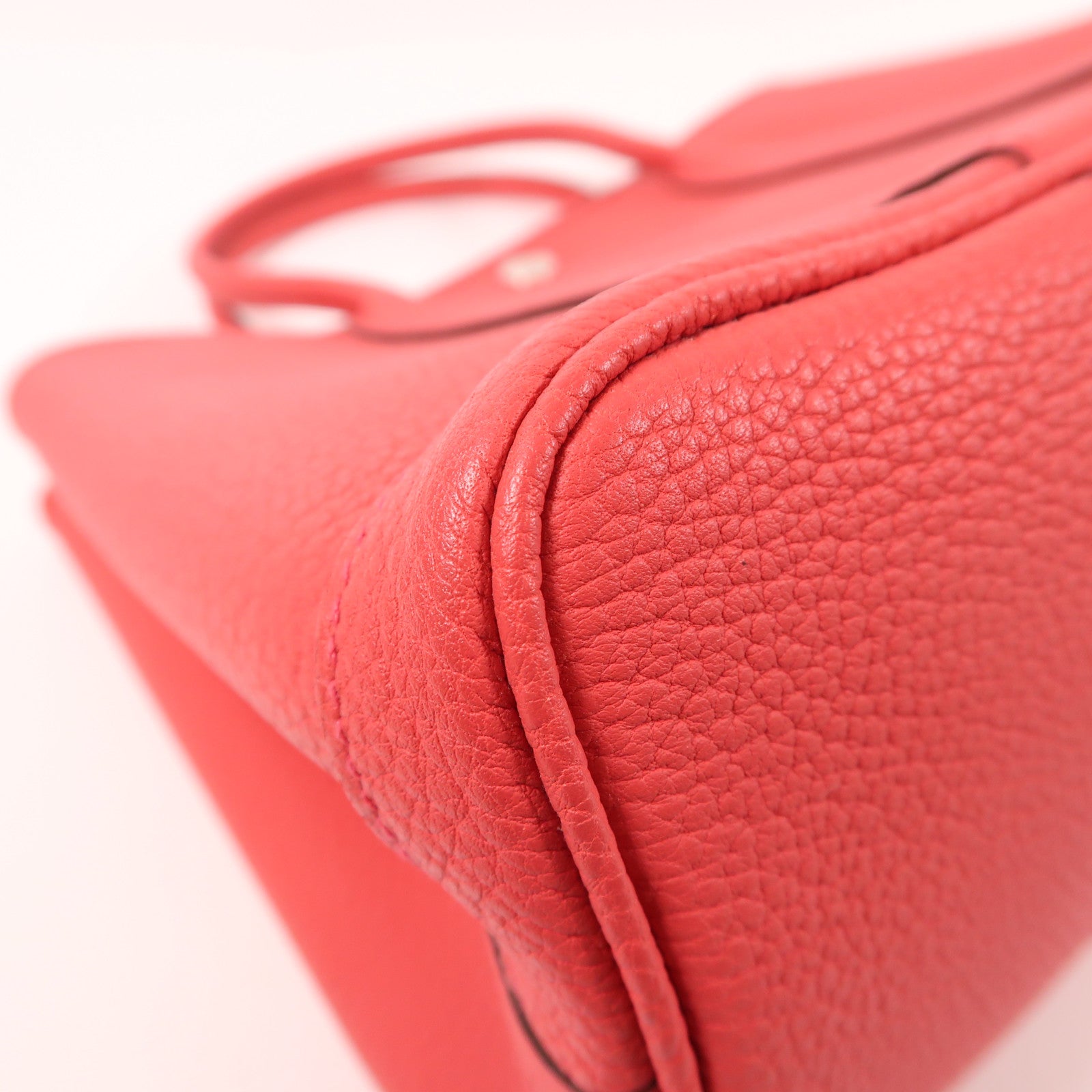 HERMES Country皮革Garden Party TPM銀扣手挽袋