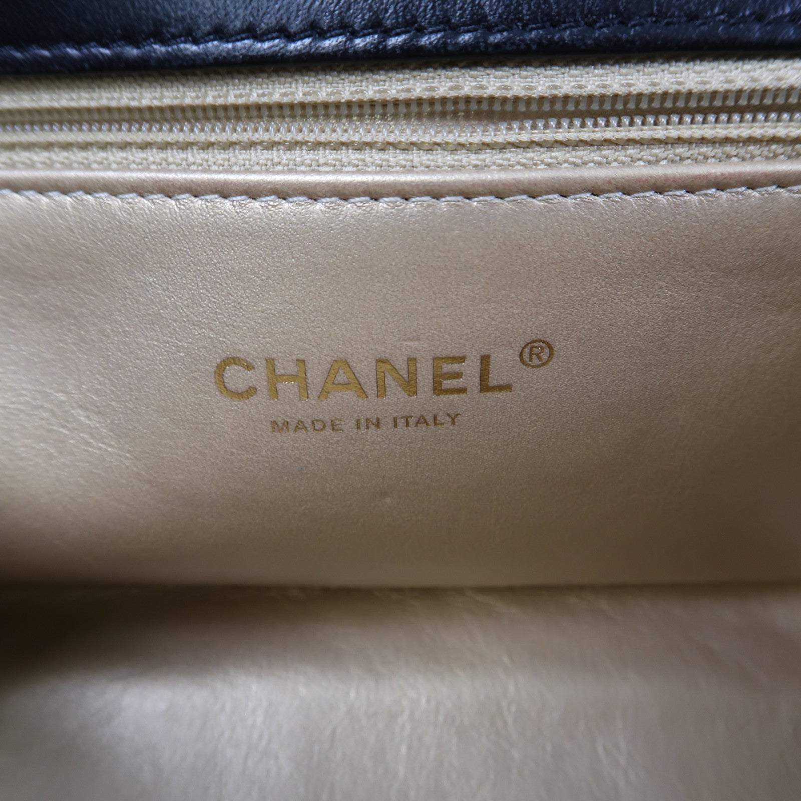 CHANEL 【激減優惠】菱格羊皮皮革2 Way Shoulder金扣/銀扣手挽肩背兩用袋黑色