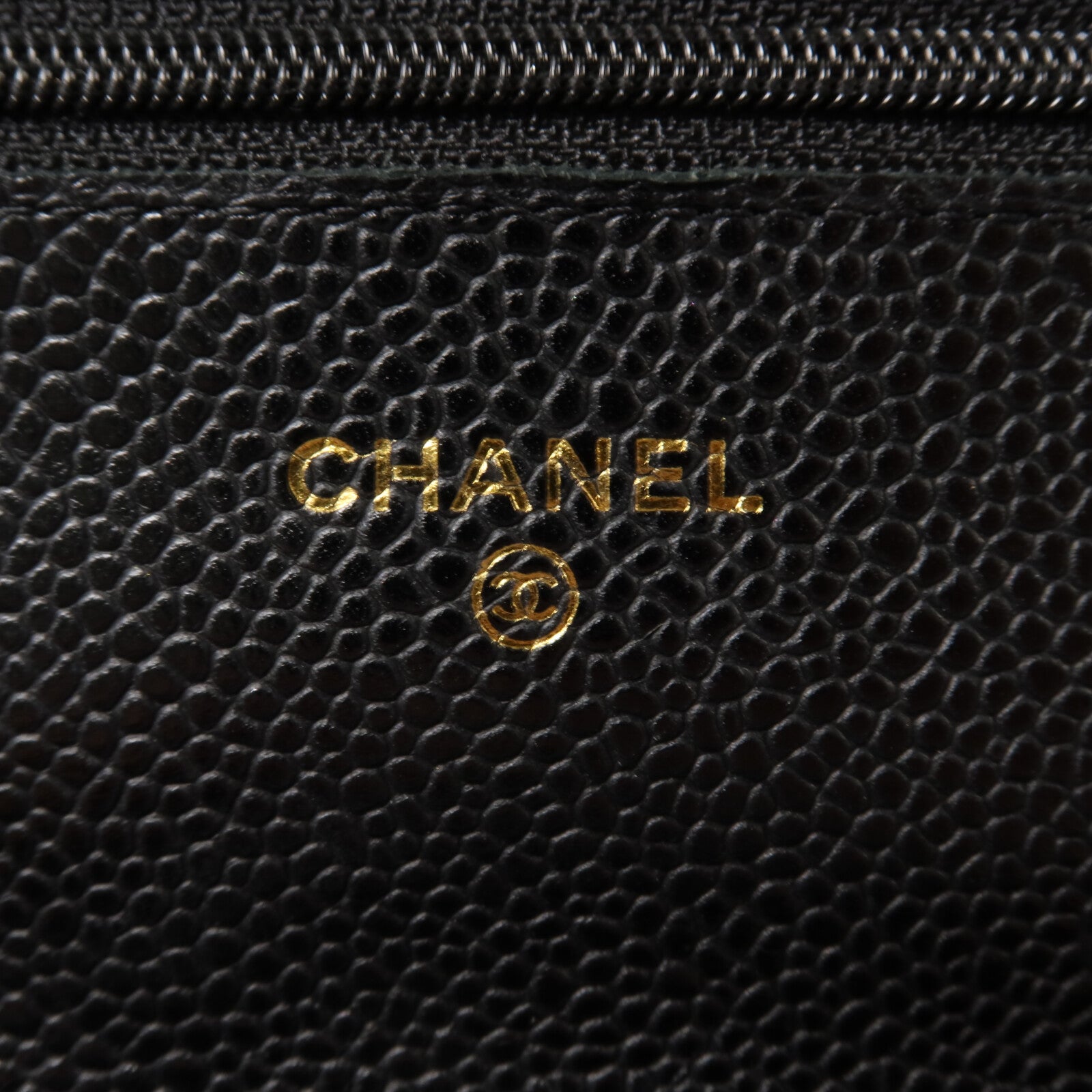 CHANEL 牛皮皮革WOC Wallet On Chain鏈帶肩背袋