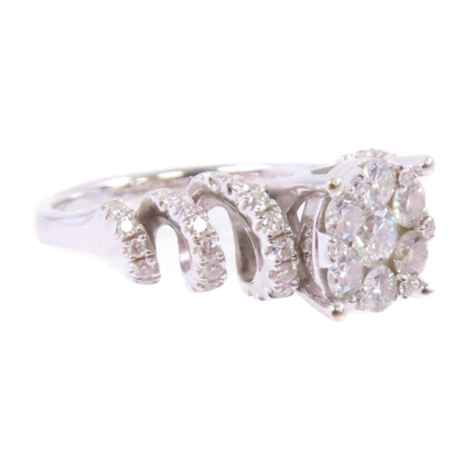 JEWELRY 18K白金Diamond Ring 0.15ct鑽石戒指US#6.5