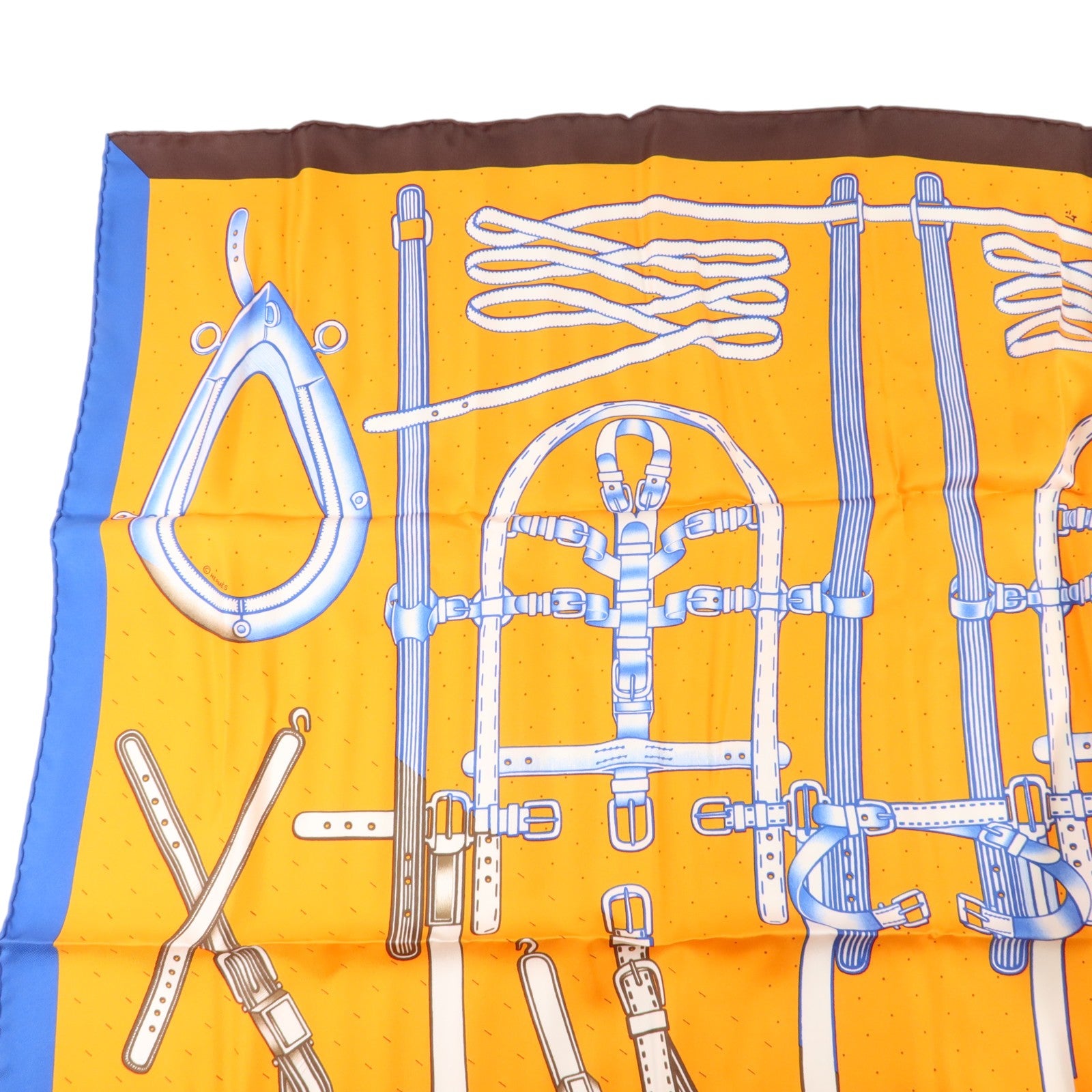 HERMES 絲質Scarf 90X90絲巾