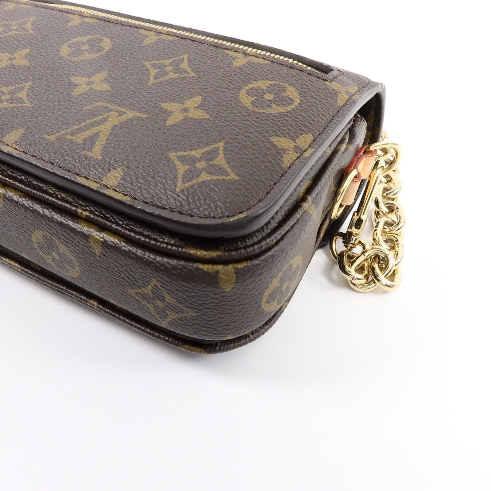 LOUIS VUITTON Monogram Pochette Metis East West金扣手挽肩背兩用袋