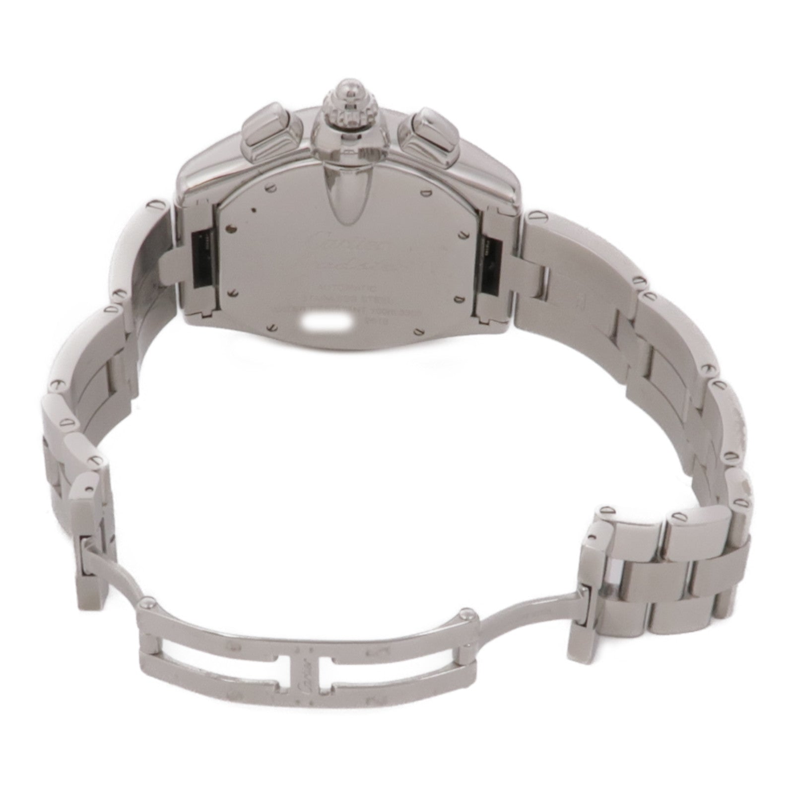 CARTIER Roadster 2618 Automatic Watch Stainless Steel White