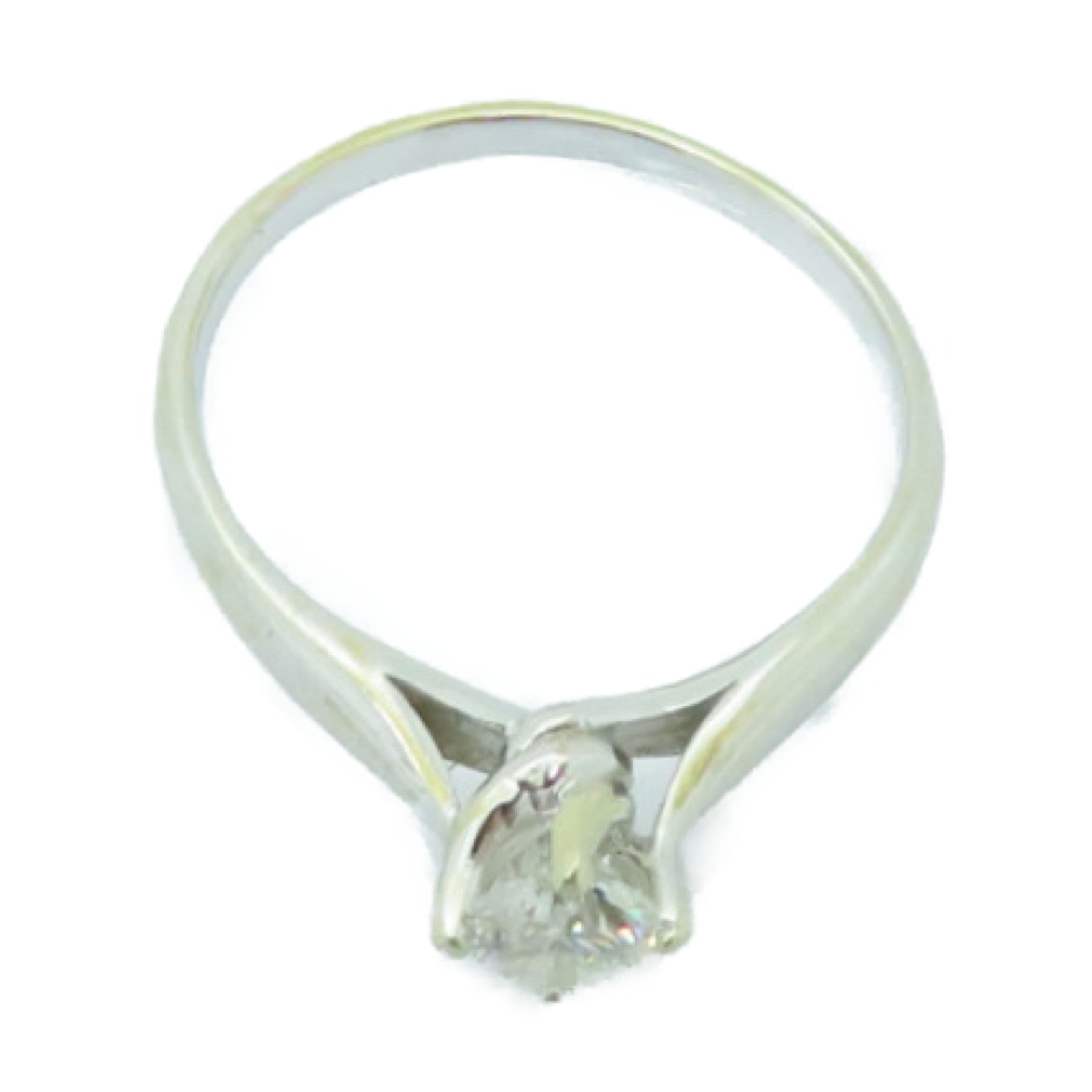 JEWELRY **【激減優惠】18K白金Diamond Ring 0.30ct鑽石戒指US#6