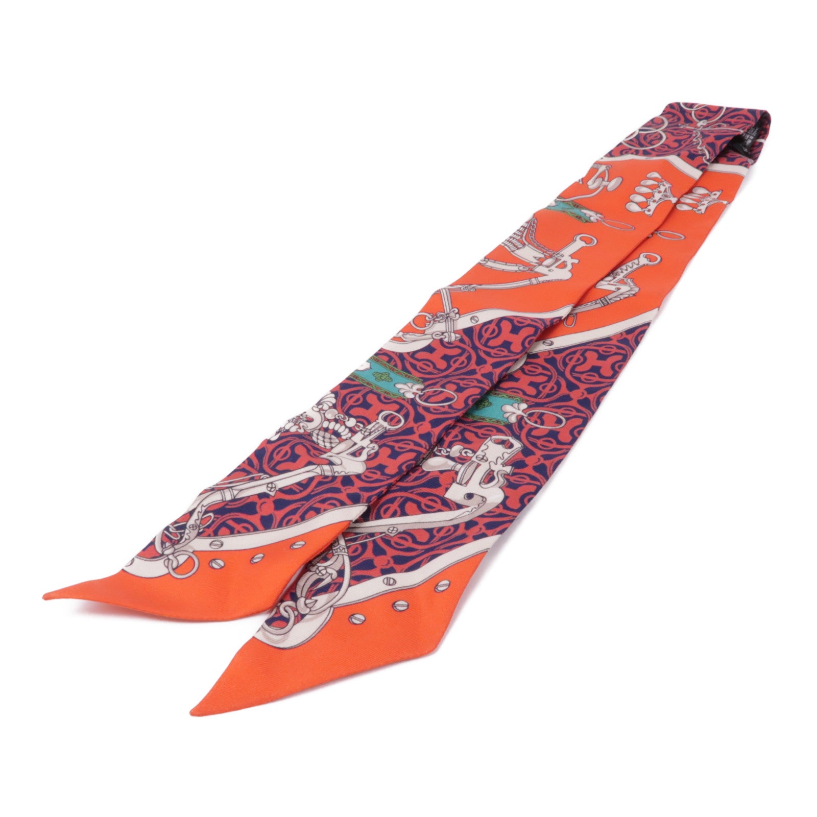 HERMES 絲質Twilly絲巾