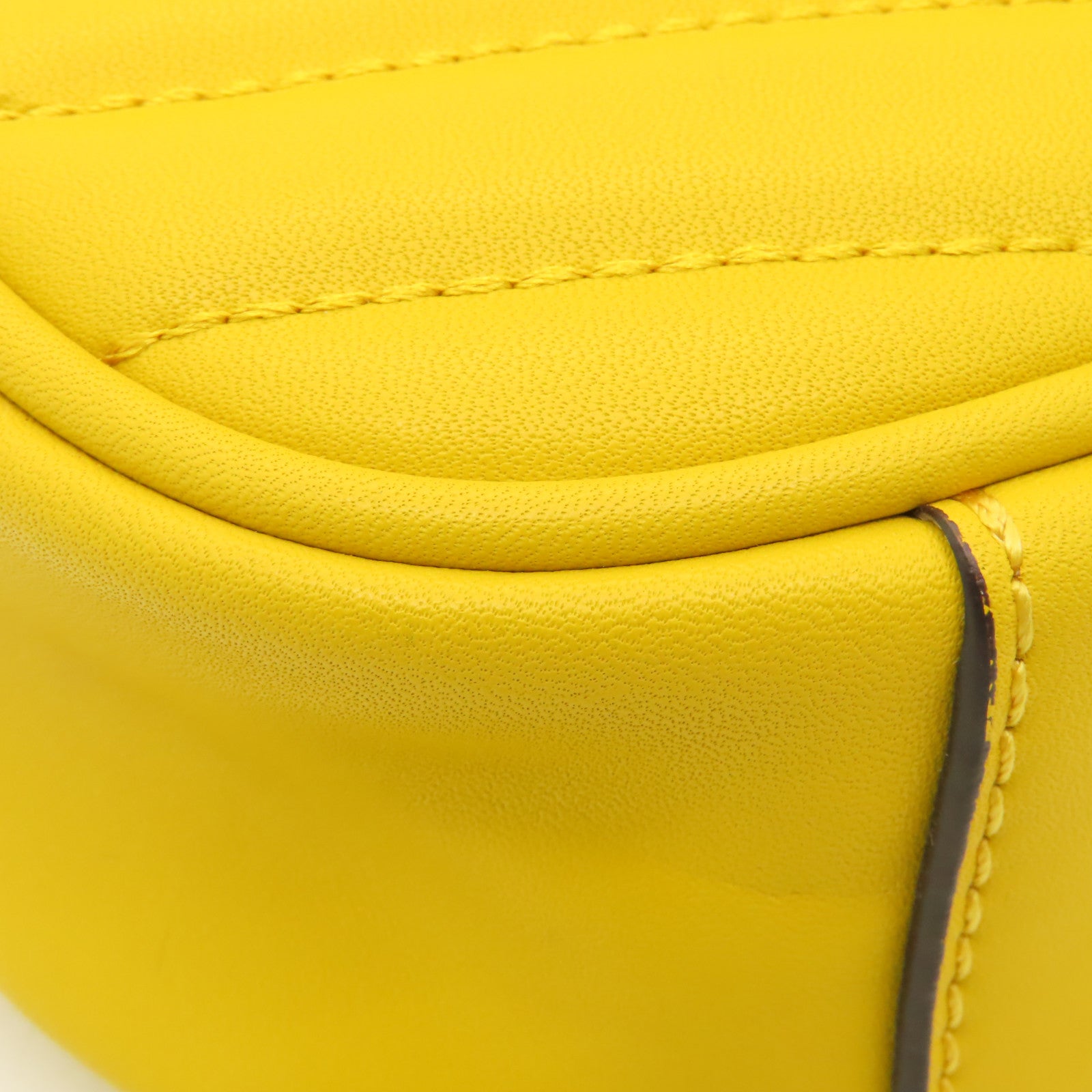 Tory Burch 【激減優惠】牛皮皮革Chain Shoulder Bag金扣鏈帶肩背袋黃色