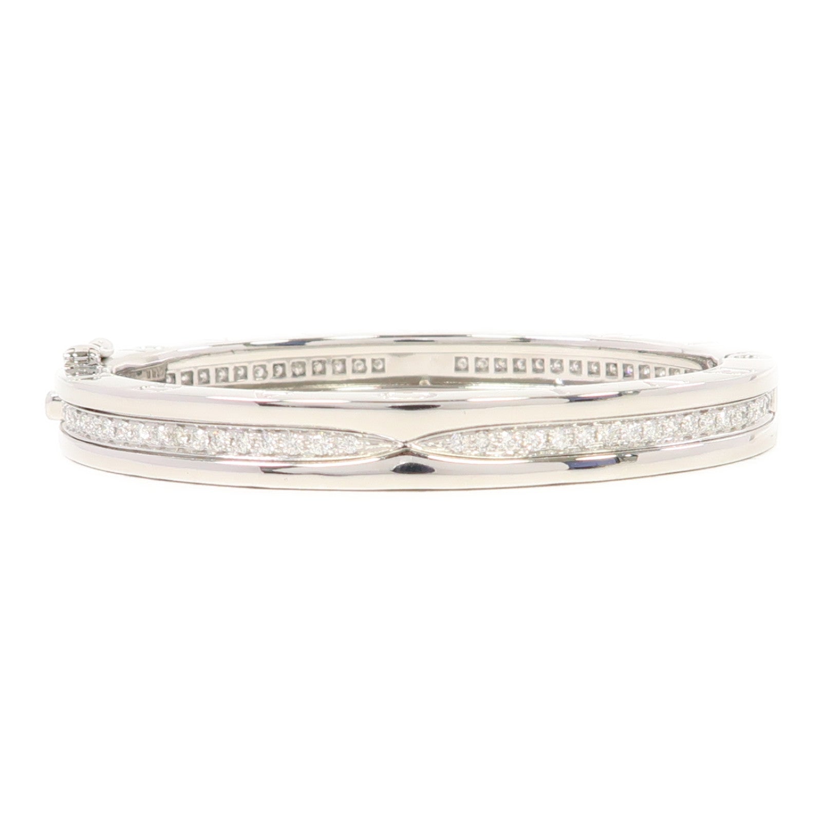 BVLGARI 【激減優惠】18K白金B.zero1 Diamond Bracelet手鐲銀色