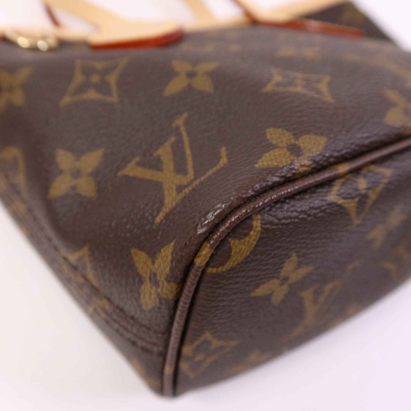 LOUIS VUITTON Monogram Neverfull BB金扣手挽肩背兩用袋