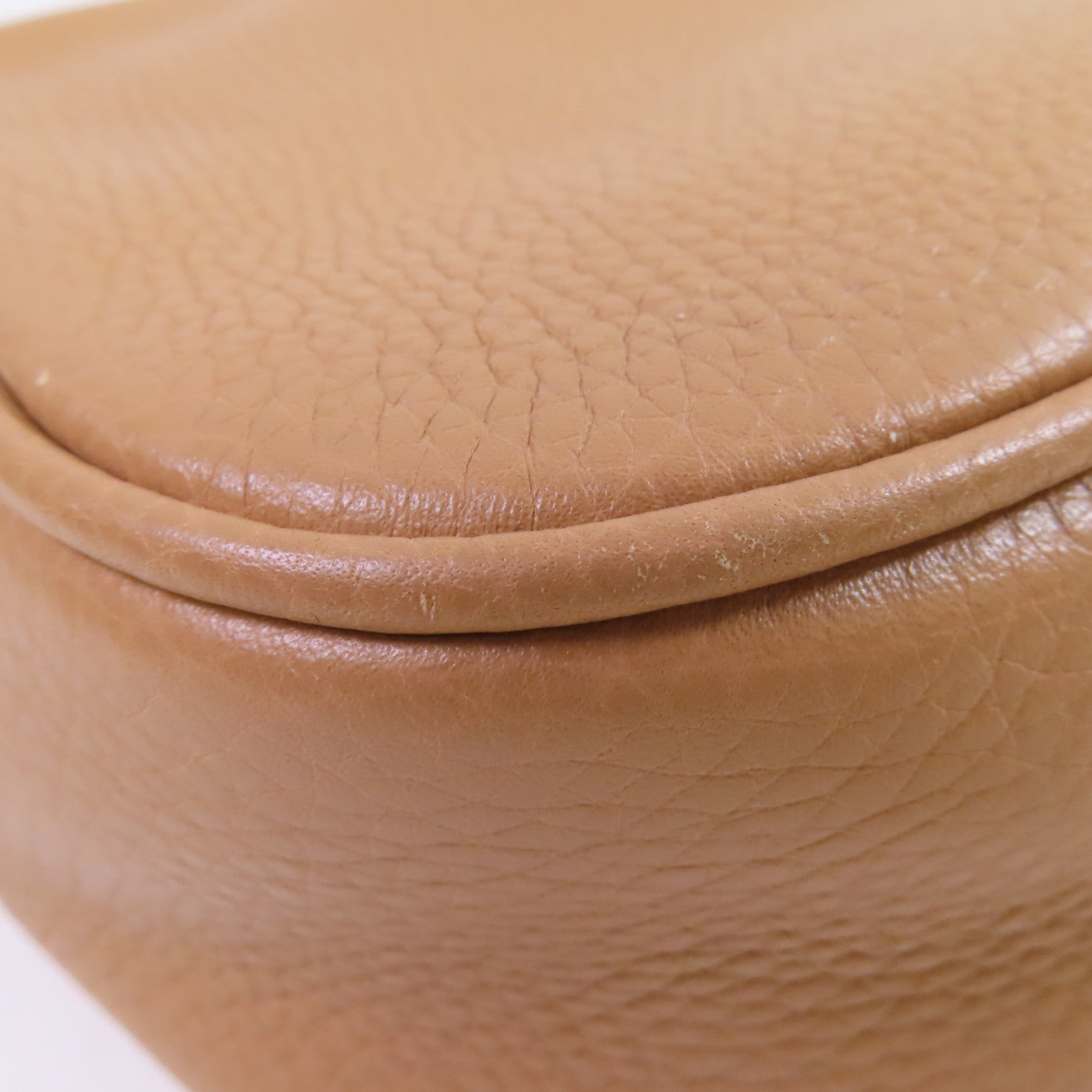 GUCCI 【激減優惠】牛皮皮革Soho Shoulder Bag金扣肩背袋杏色
