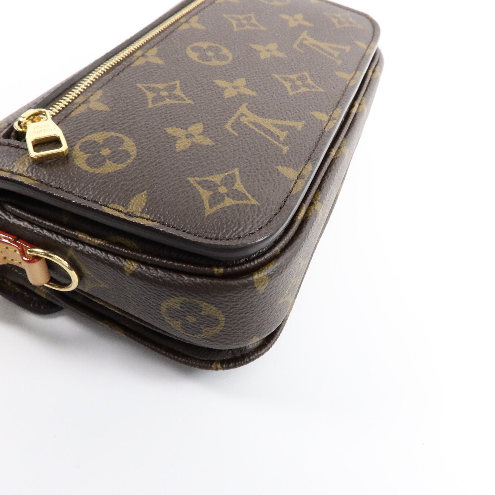 LOUIS VUITTON Monogram Pochette Metis East West金扣手挽肩背兩用袋