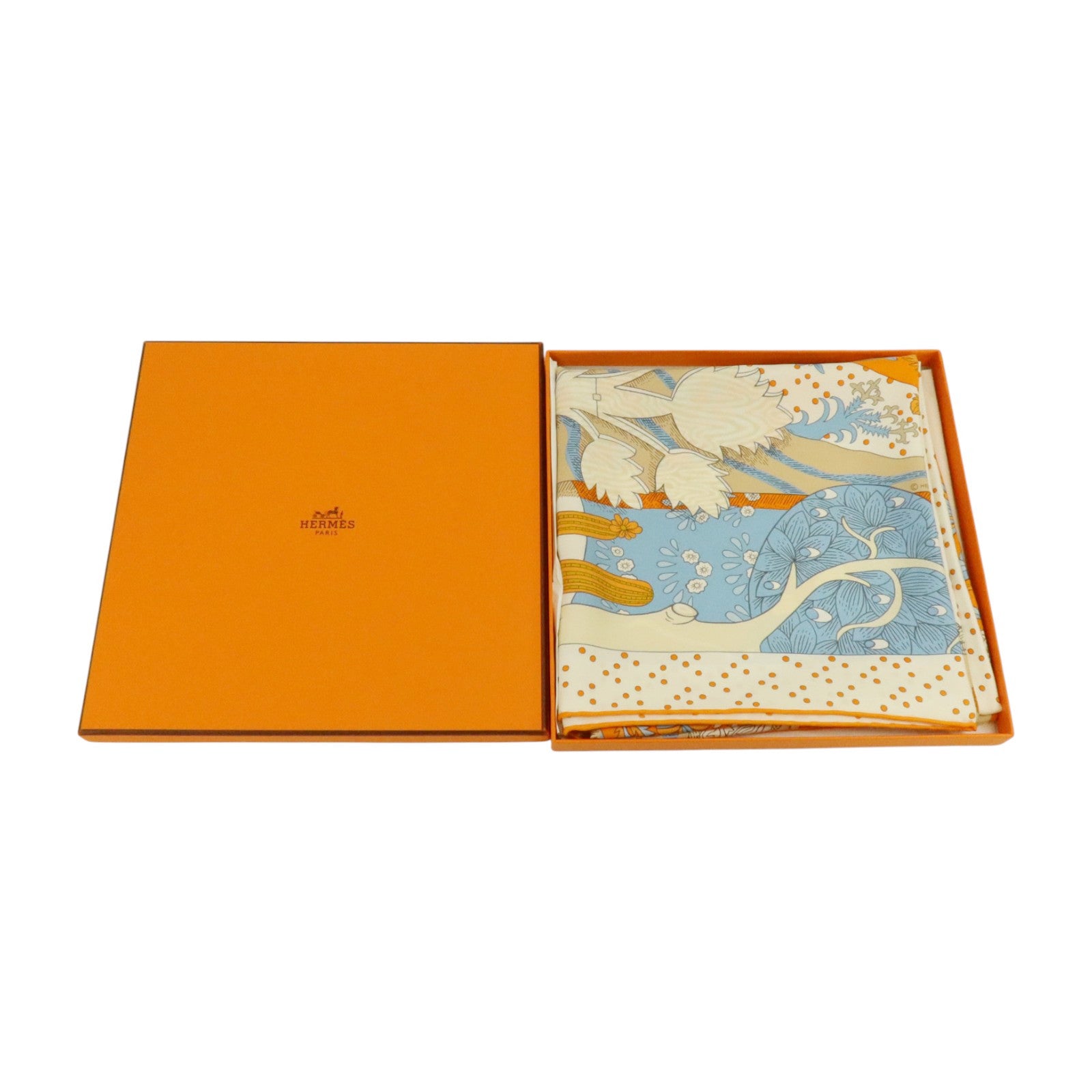 HERMES 絲質Scarf 90x90cm絲巾