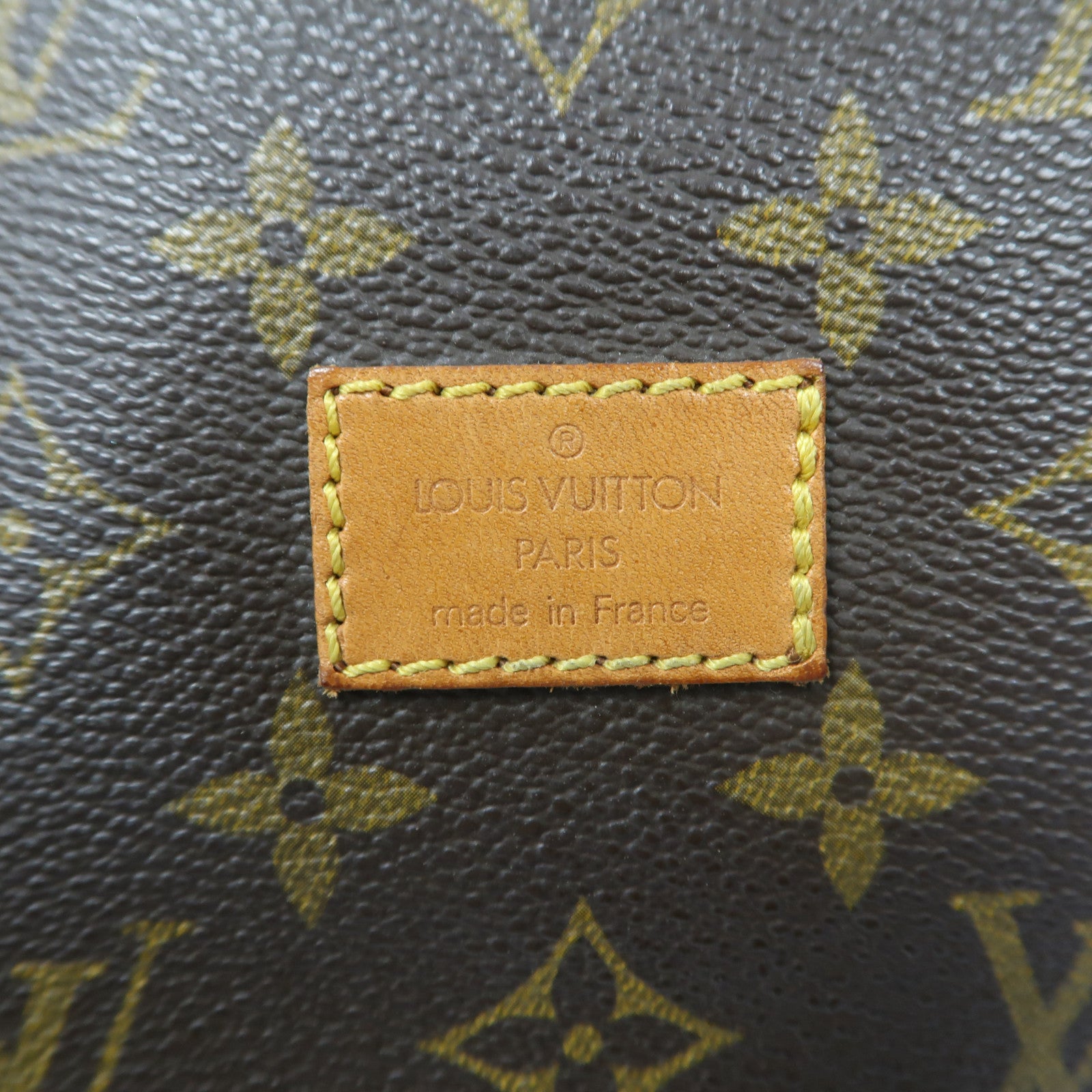 LOUIS VUITTON Monogram Saumur 30金扣肩背袋啡色