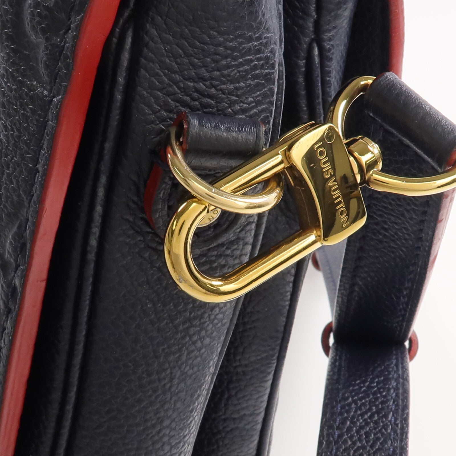 LOUIS VUITTON 【激減優惠】Monogram Empreinte Pochette Metis金扣手挽肩背兩用袋