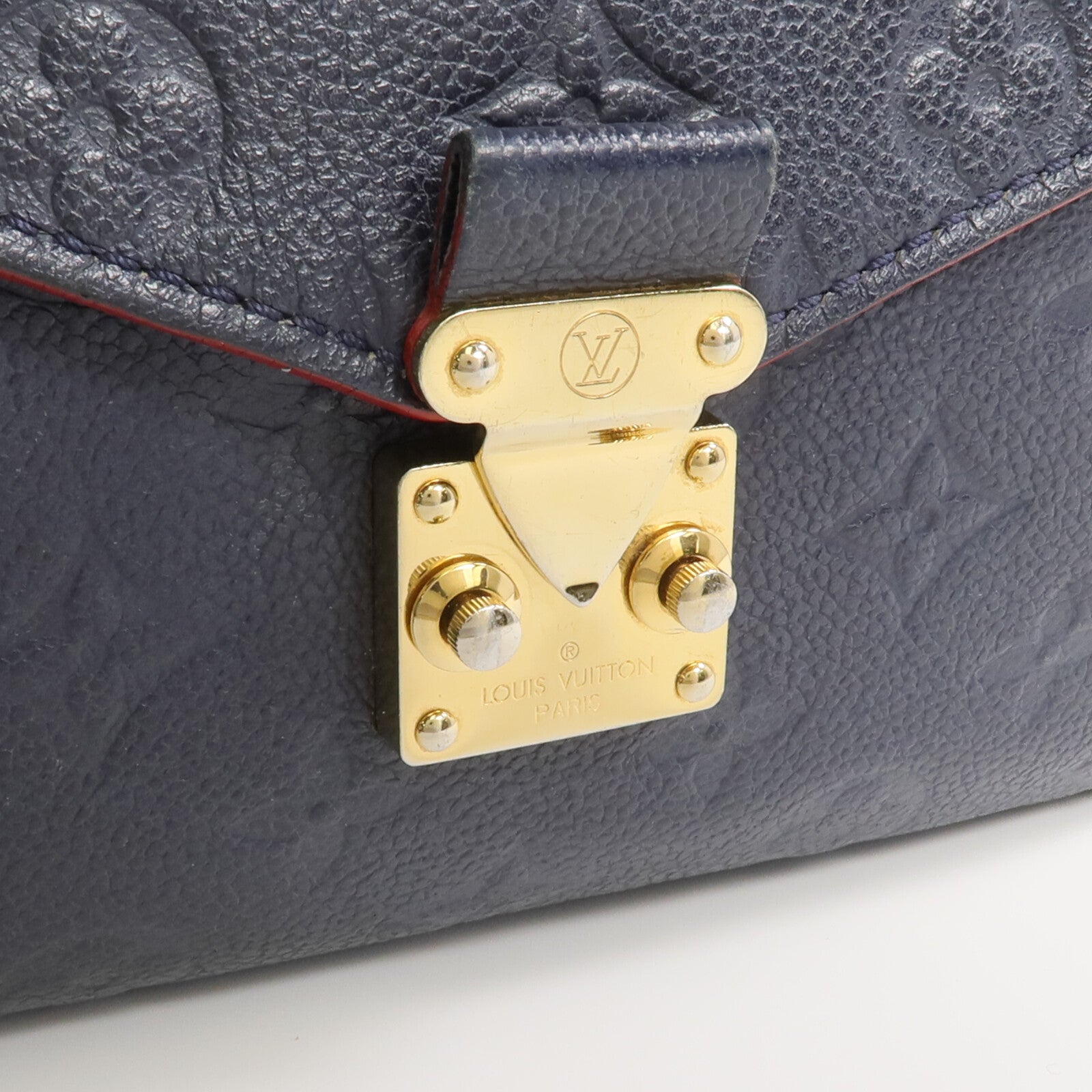 LOUIS VUITTON 【激減優惠】Monogram Empreinte Pochette Metis金扣手挽肩背兩用袋