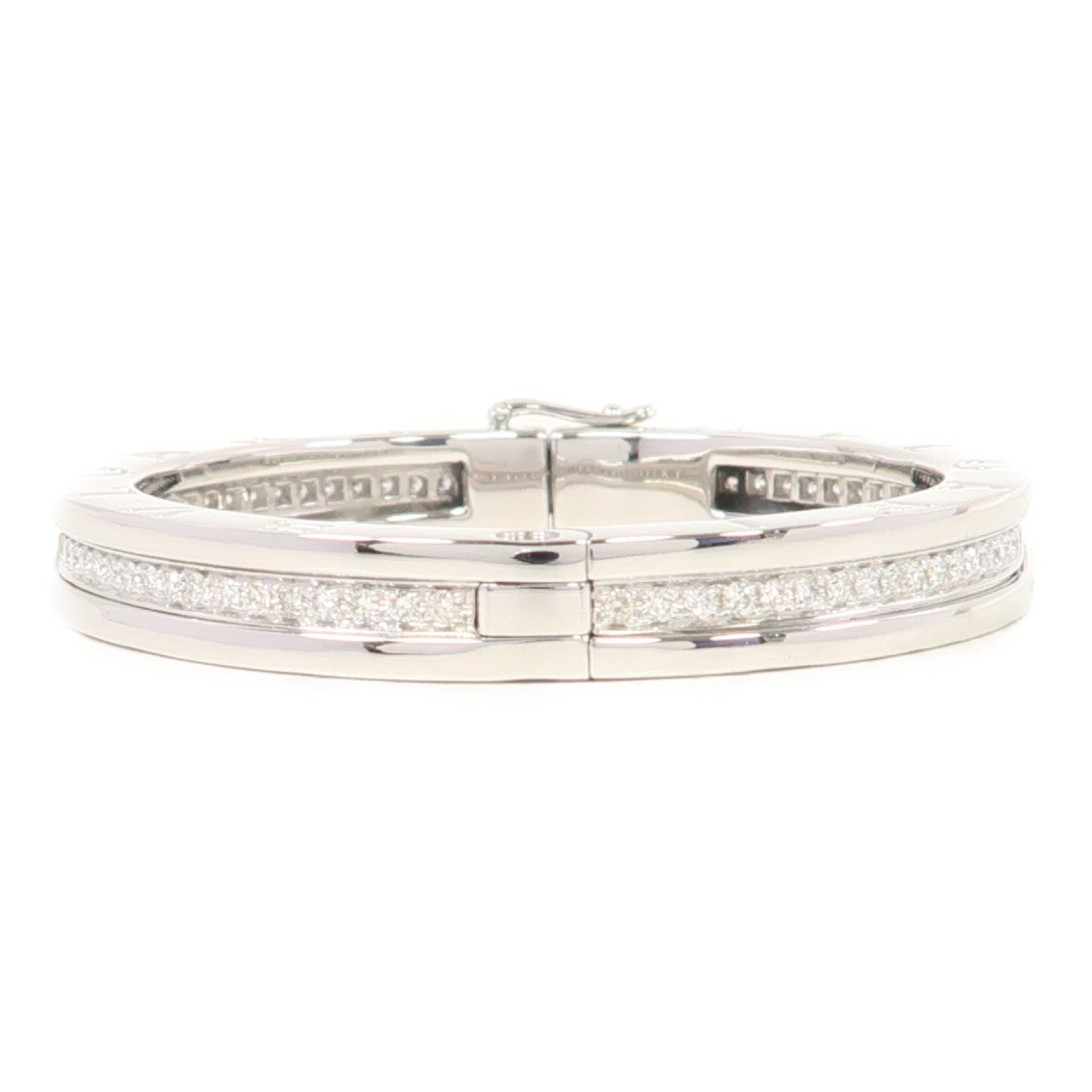 BVLGARI 【激減優惠】18K白金B.zero1 Diamond Bracelet手鐲銀色