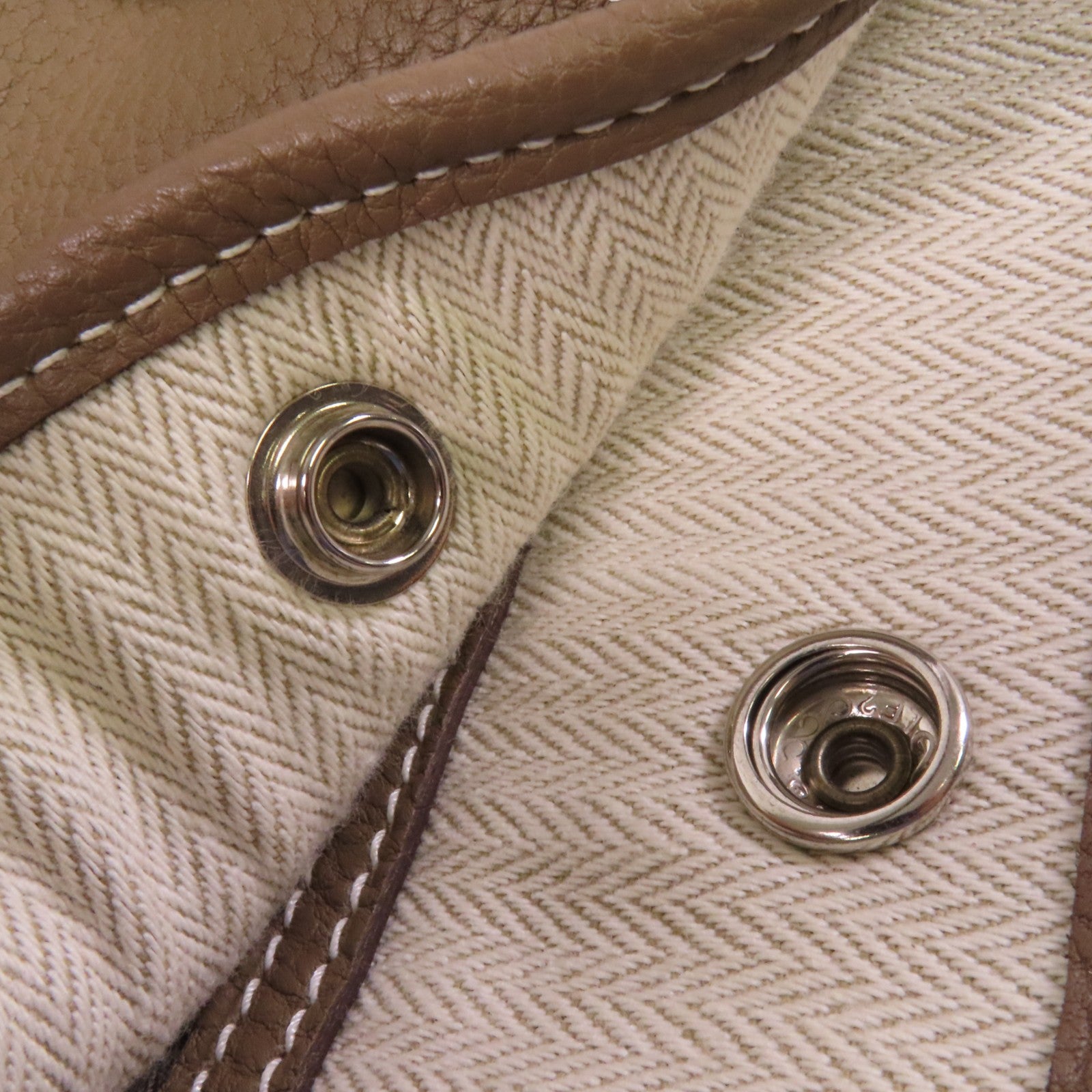 HERMES Negonda皮革GardenParty PM銀扣手挽袋