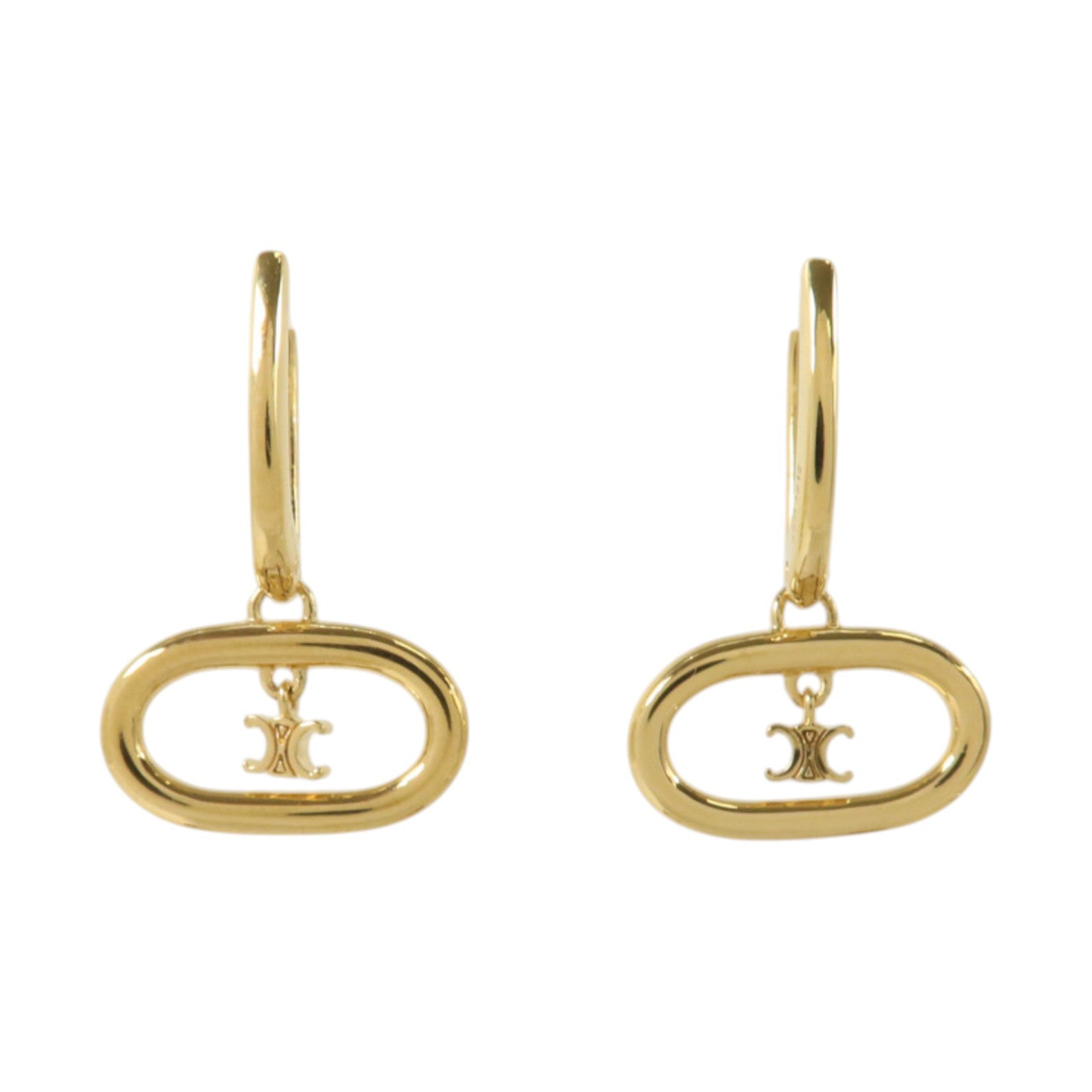 CELINE 金屬Triomphe Mobile Earrings耳環