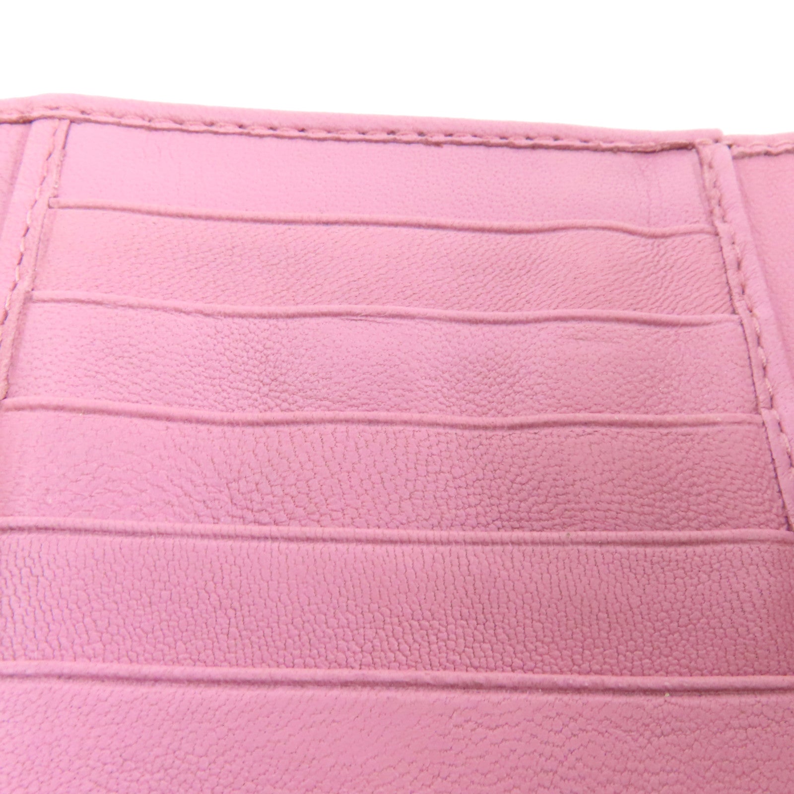 Miu Miu 羊皮皮革Wallet金扣錢包粉紅色