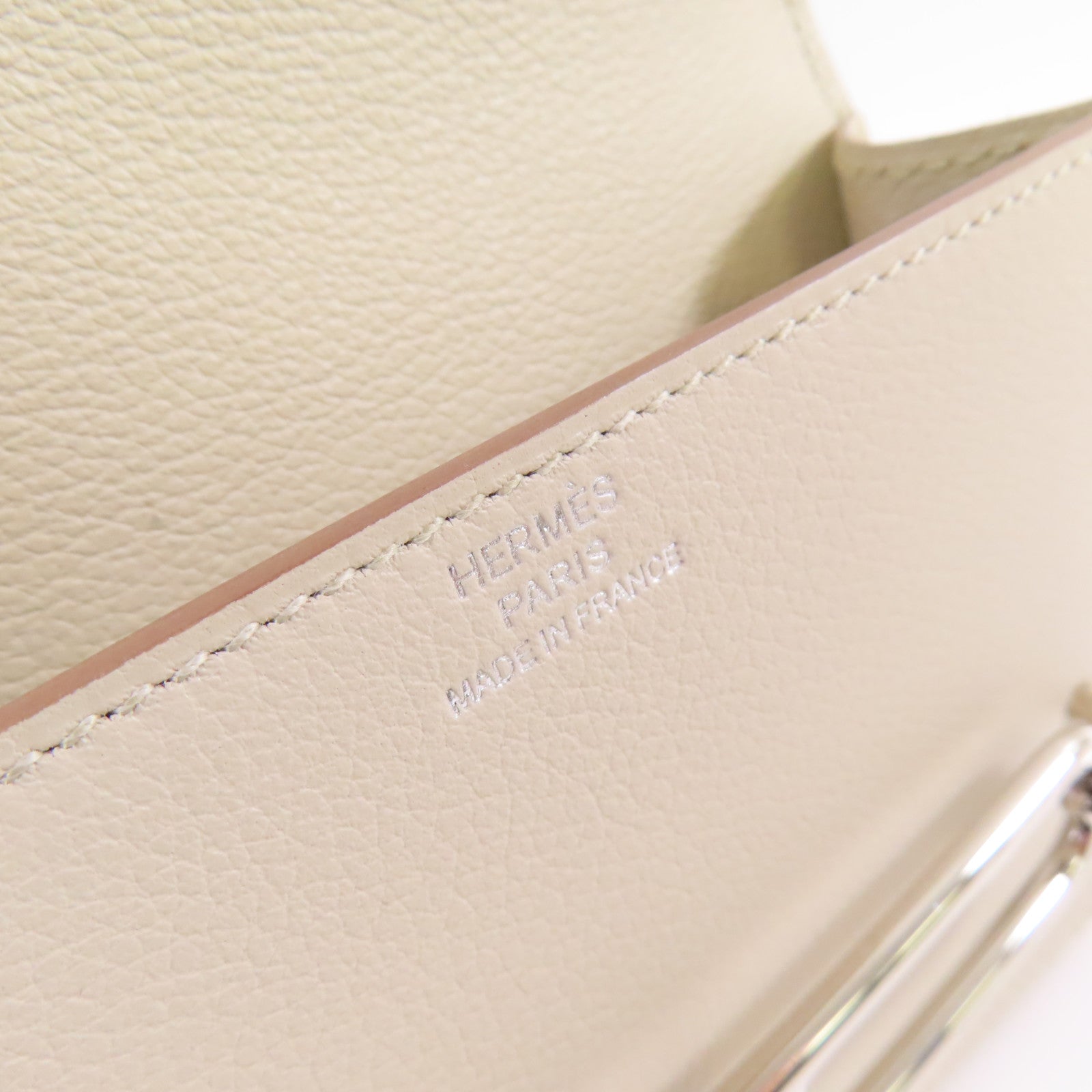 HERMES (PRICE DOWN) PHW Roulis Slim Wallet Evercolor Leather