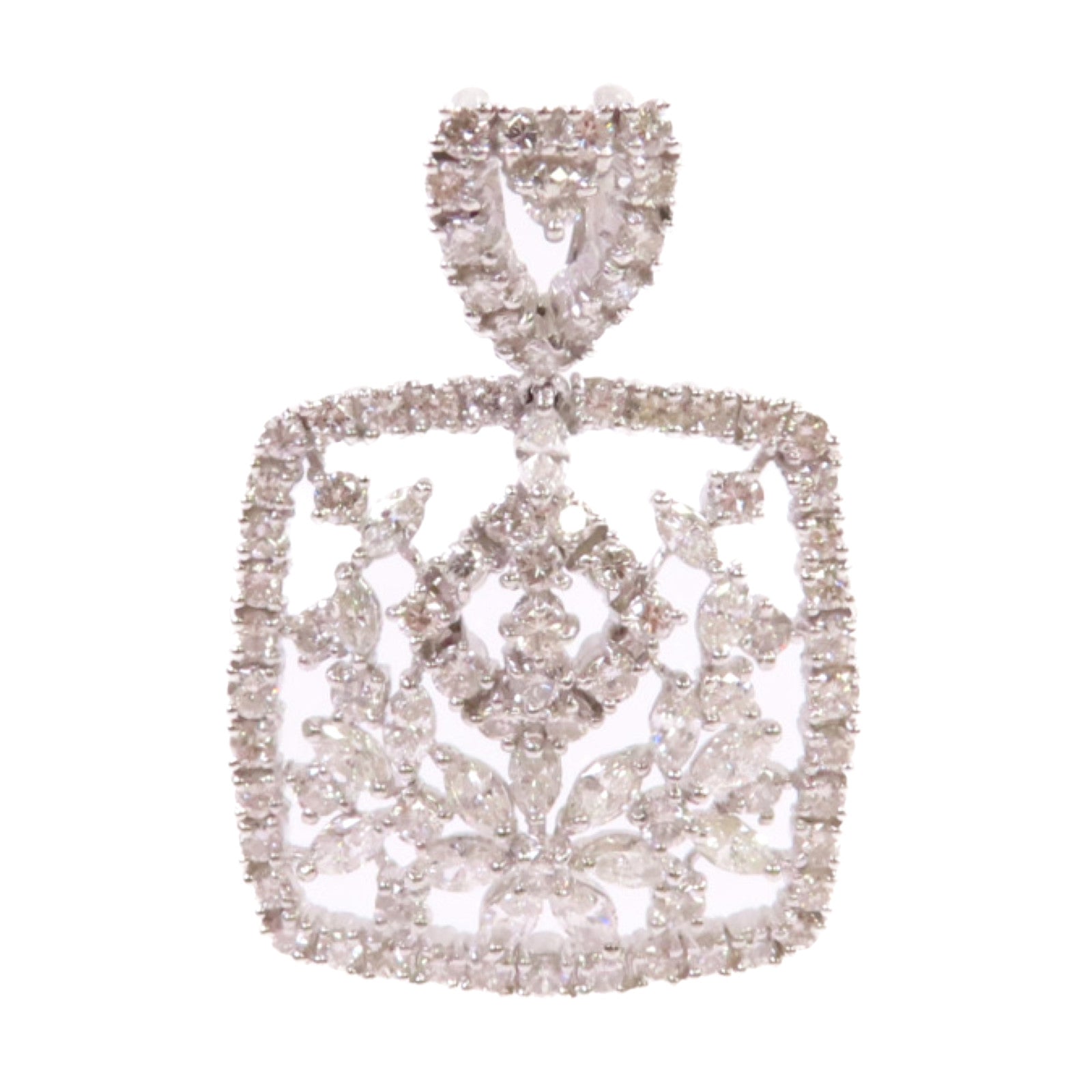 JEWELRY PT900鉑金/3.07ct鑚石Diamond Pendant Top吊墜