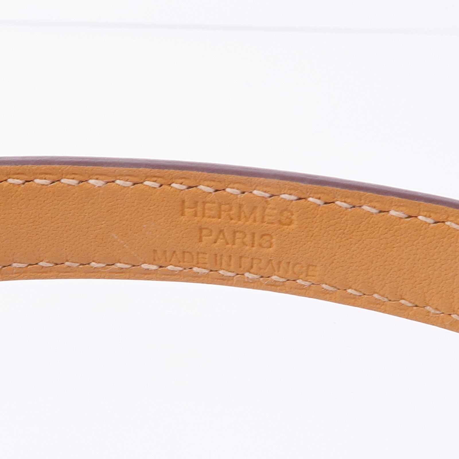 HERMES Swift皮革Kelly Double Tour Bracelet銀扣手帶