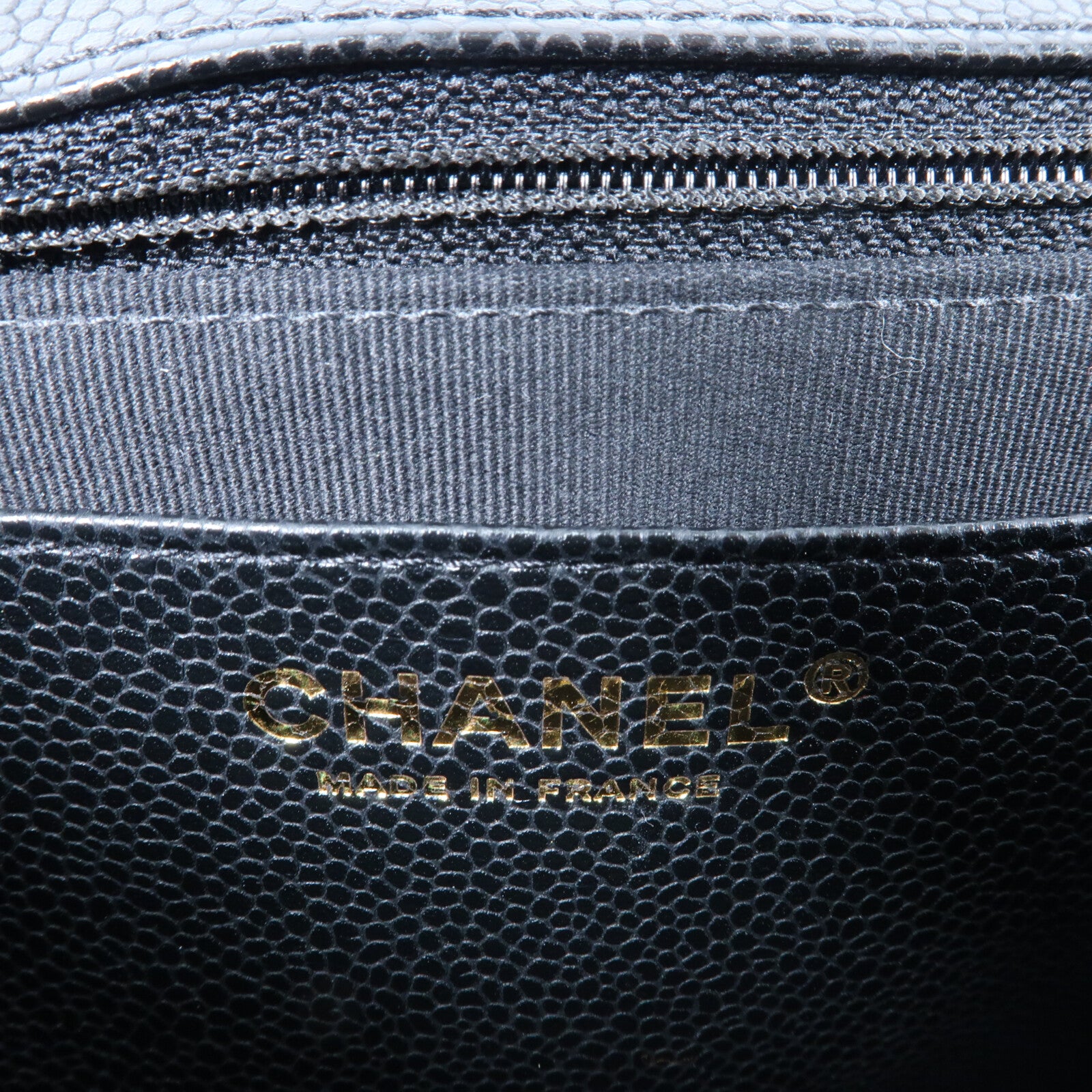 CHANEL 牛皮皮革Chain Shoulder金扣鏈帶肩背袋