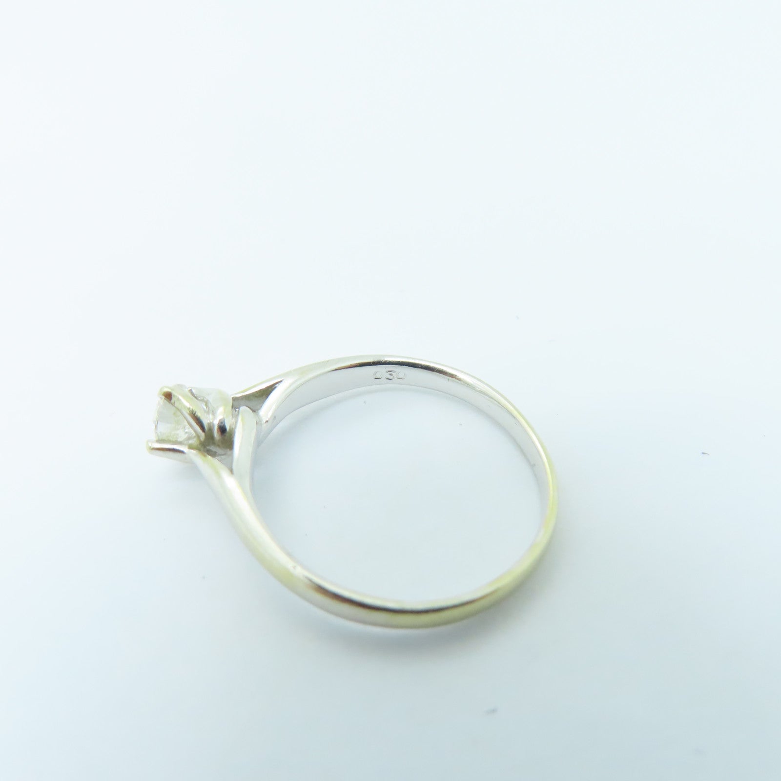JEWELRY **【激減優惠】18K白金Diamond Ring 0.30ct鑽石戒指US#6