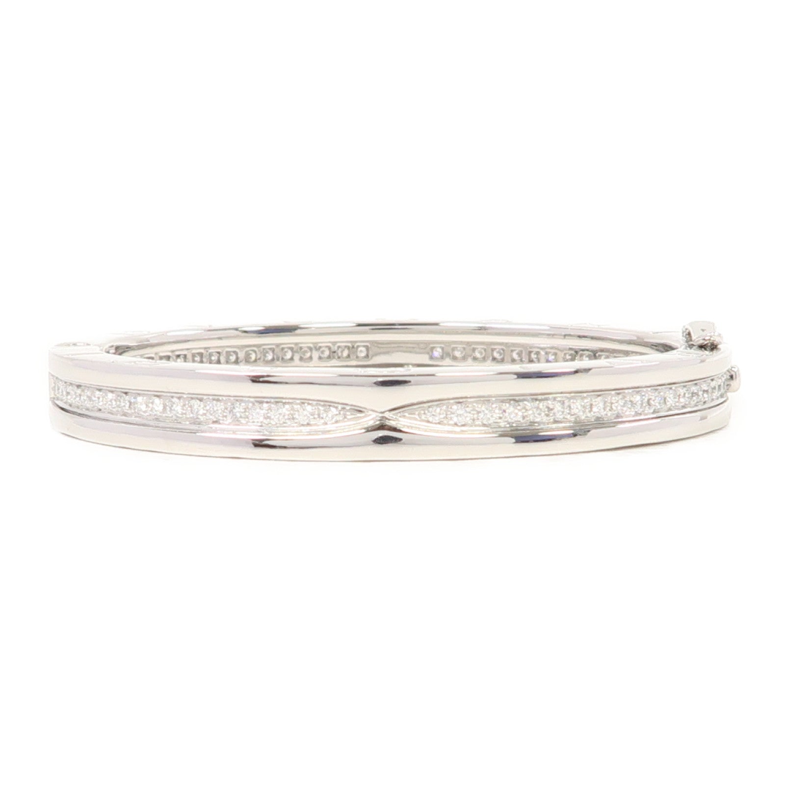 BVLGARI 【激減優惠】18K白金B.zero1 Diamond Bracelet手鐲銀色