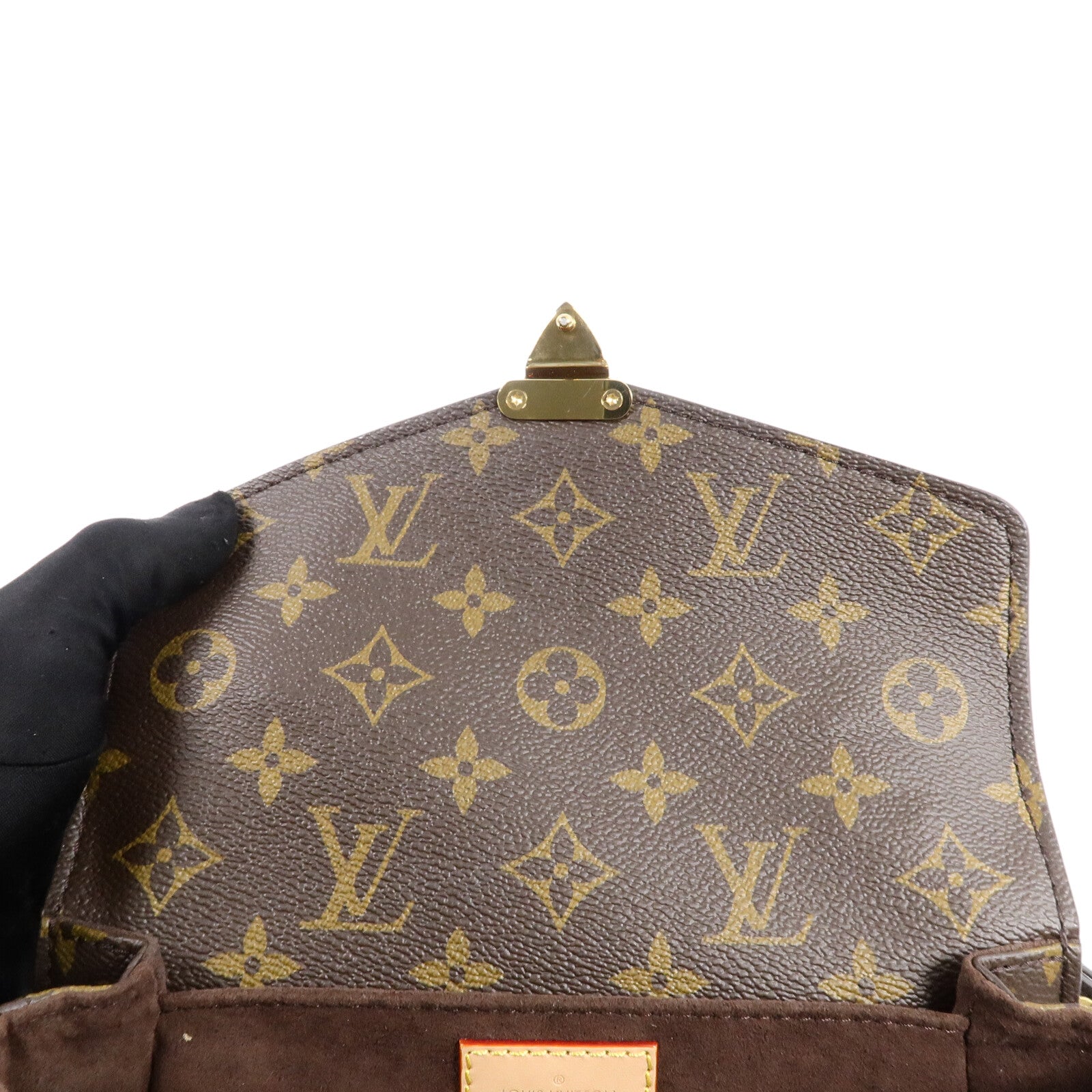 LOUIS VUITTON Monogram Pochette Metis East West金扣手挽肩背兩用袋