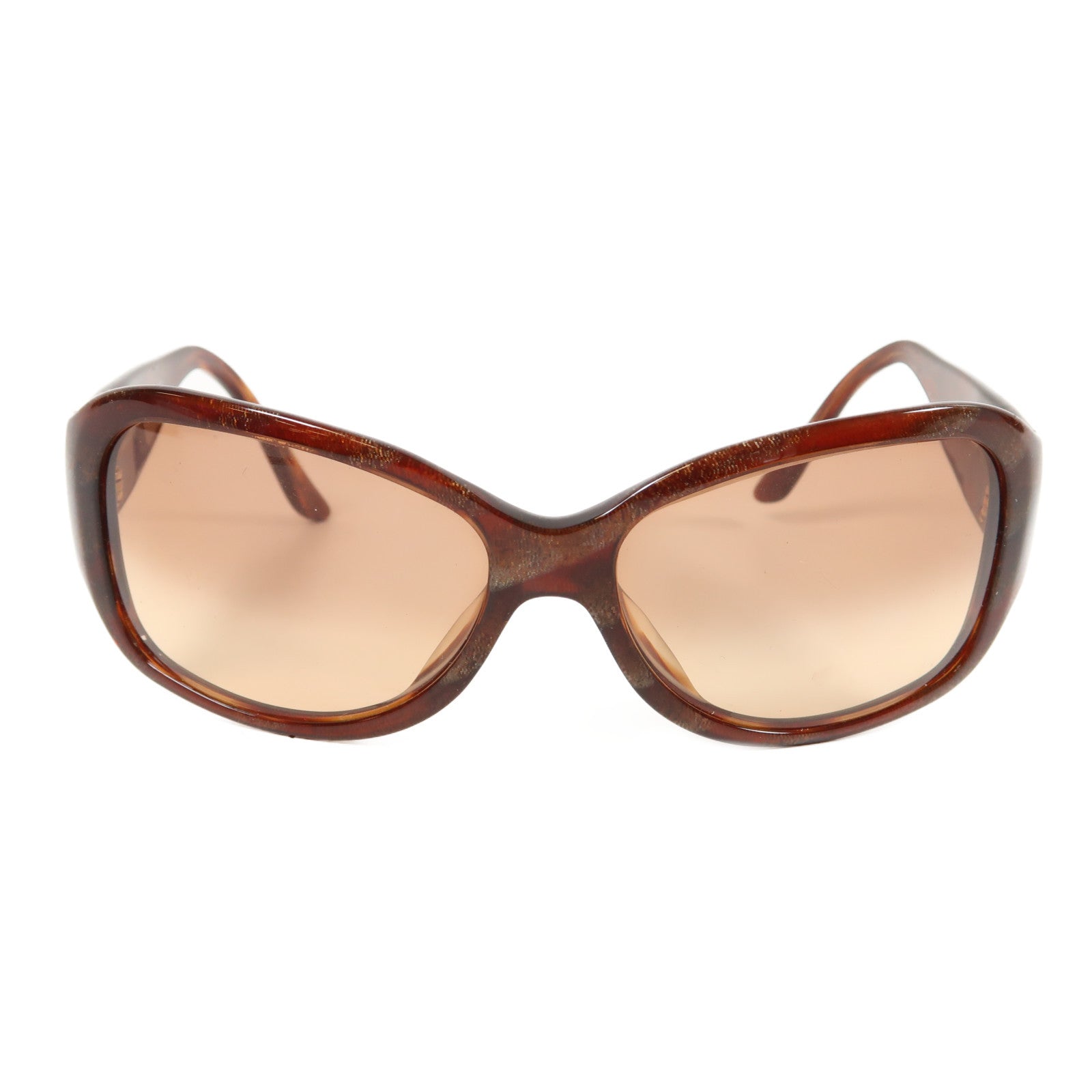 Salvatore Ferragamo 【激減優惠】PVC Sunglasses金扣太陽眼鏡啡色