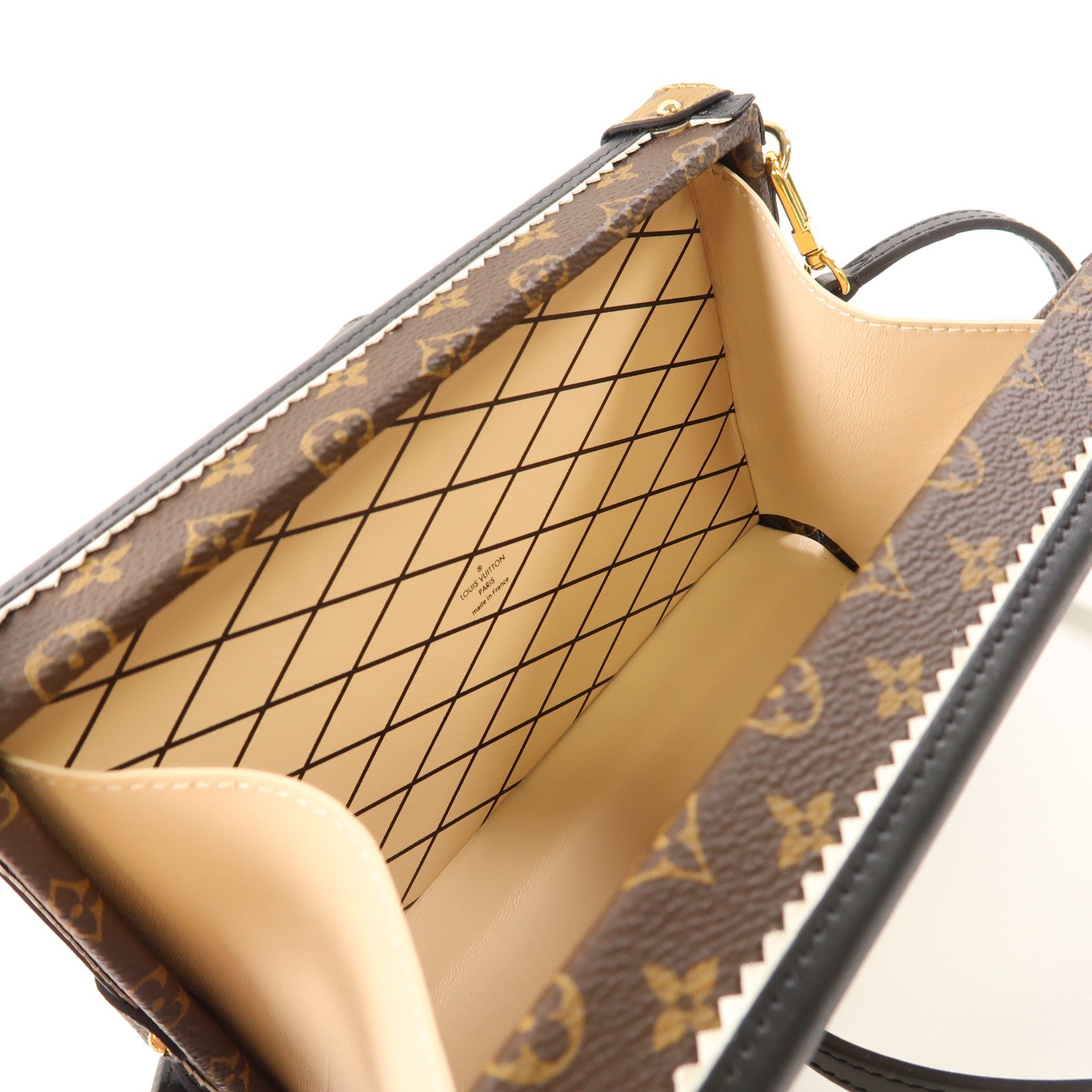 LOUIS VUITTON Monogram Petite Malle Shoulder Bag金扣肩背袋