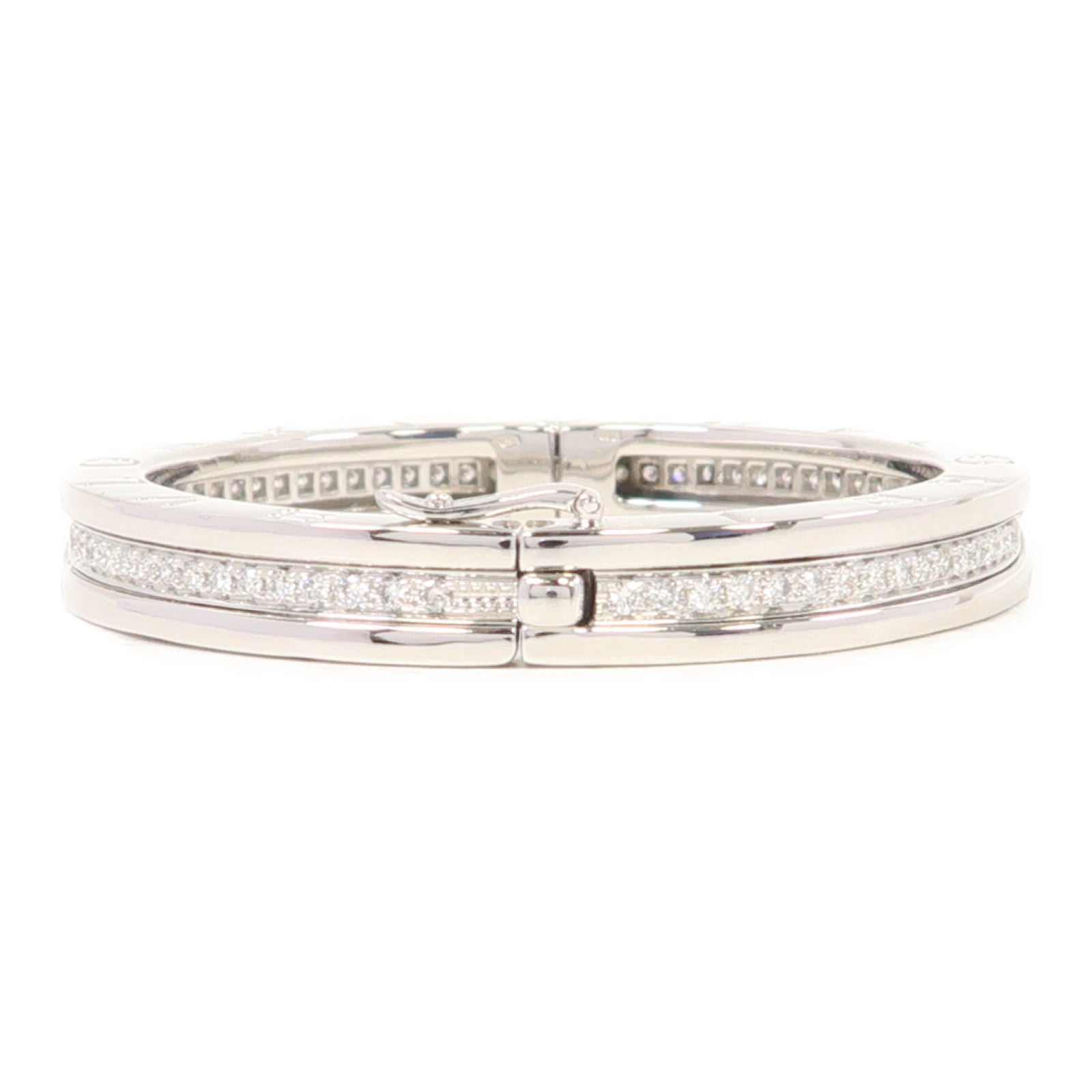 BVLGARI 【激減優惠】18K白金B.zero1 Diamond Bracelet手鐲銀色