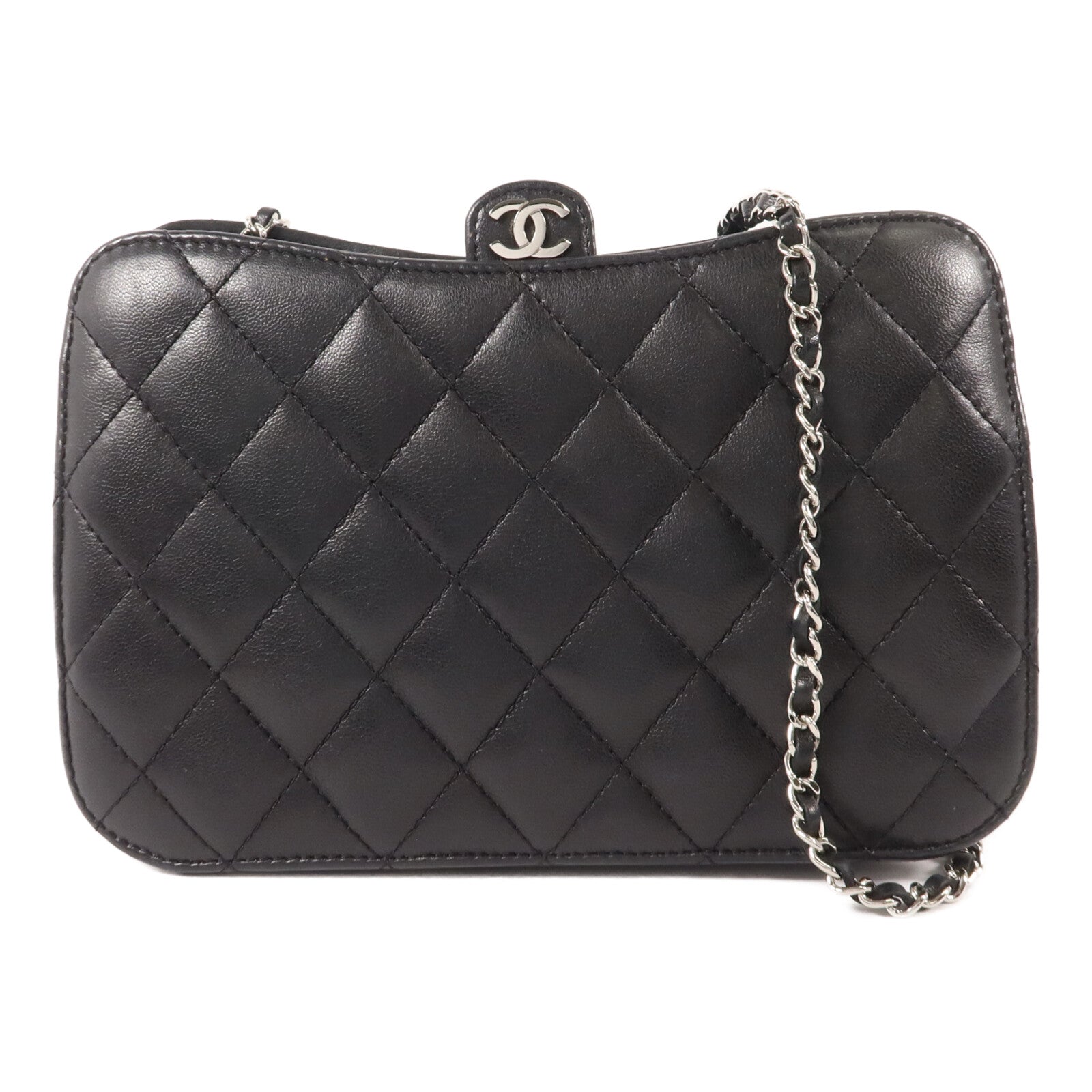 CHANEL 羊皮皮革Chain Shoulder鏈帶肩背袋