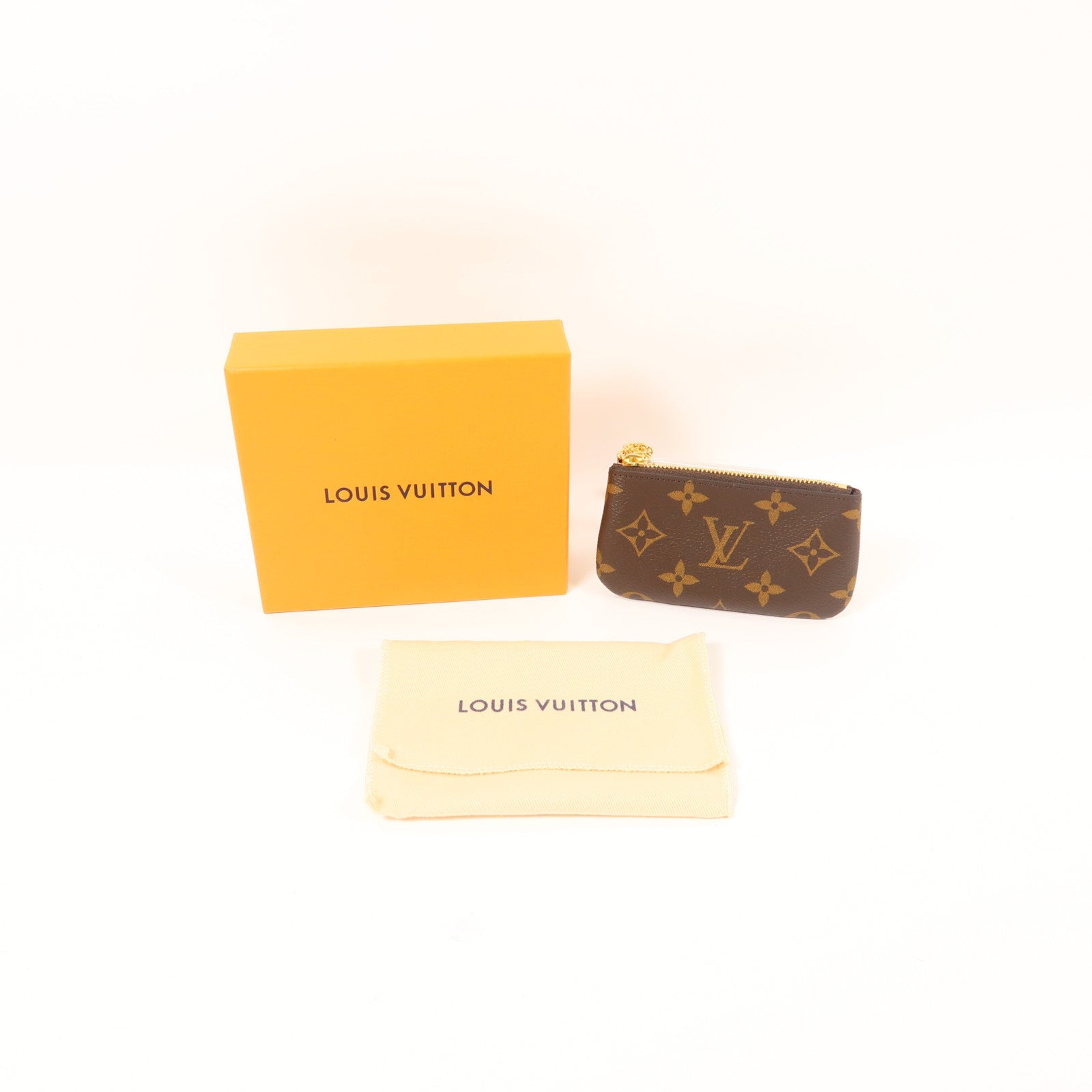 LOUIS VUITTON Monogram Key Pouch金扣鎖匙包