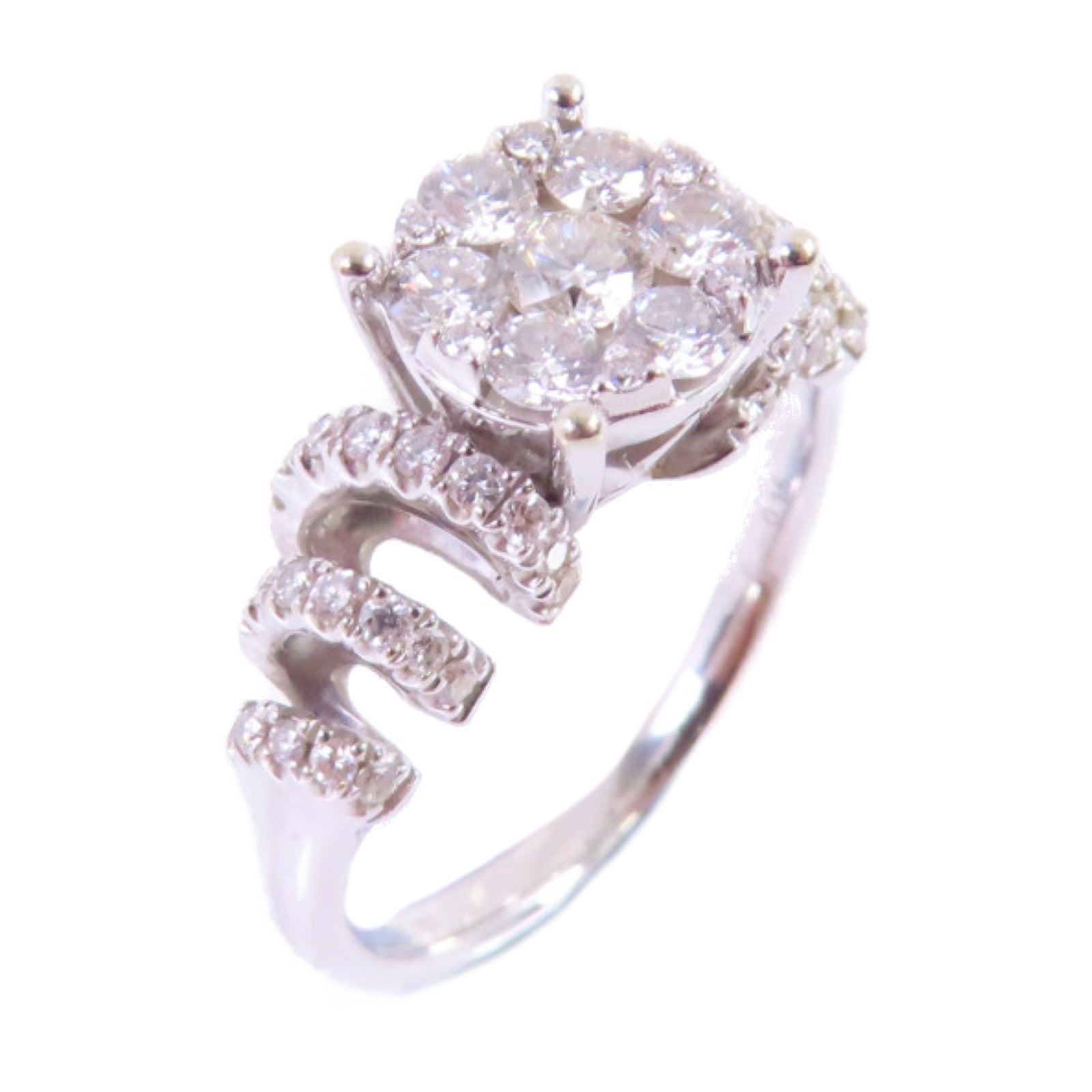 JEWELRY 18K白金Diamond Ring 0.15ct鑽石戒指US#6.5