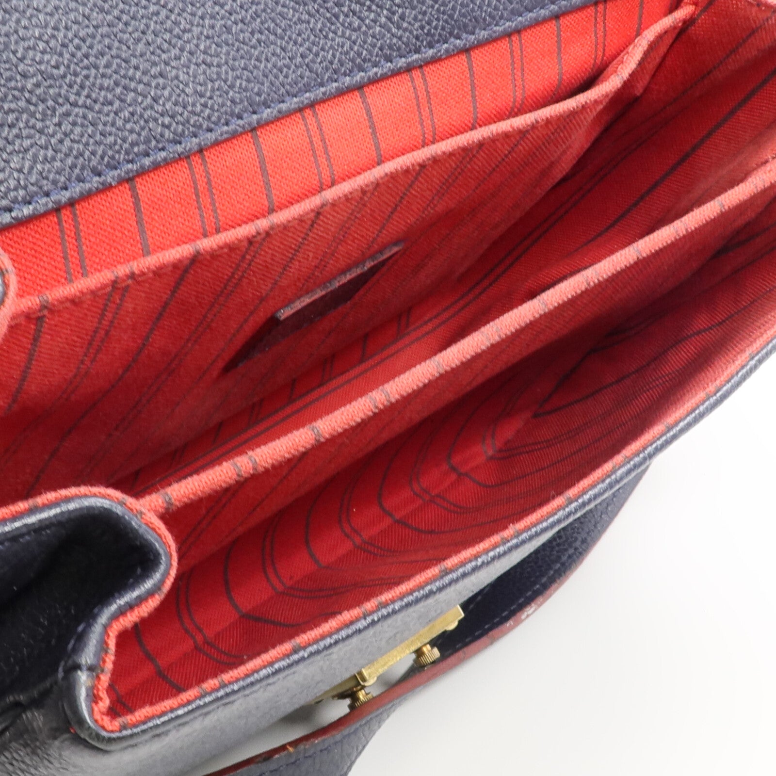 LOUIS VUITTON 【激減優惠】Monogram Empreinte Pochette Metis金扣手挽肩背兩用袋