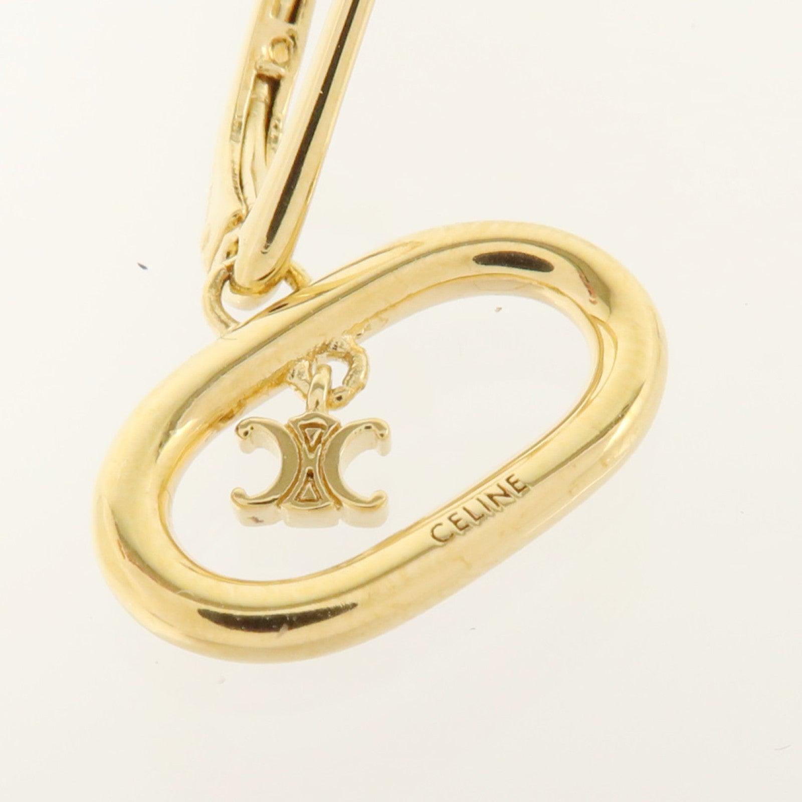 CELINE 金屬Triomphe Mobile Earrings耳環