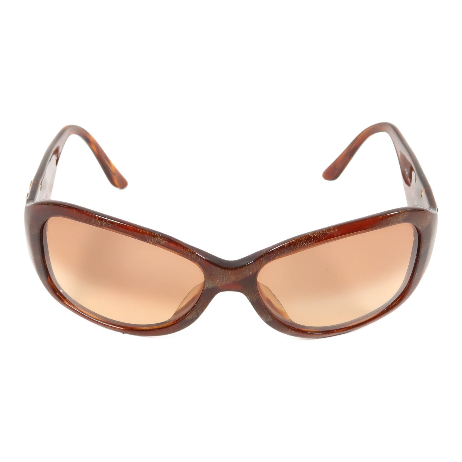 Salvatore Ferragamo 【激減優惠】PVC Sunglasses金扣太陽眼鏡啡色