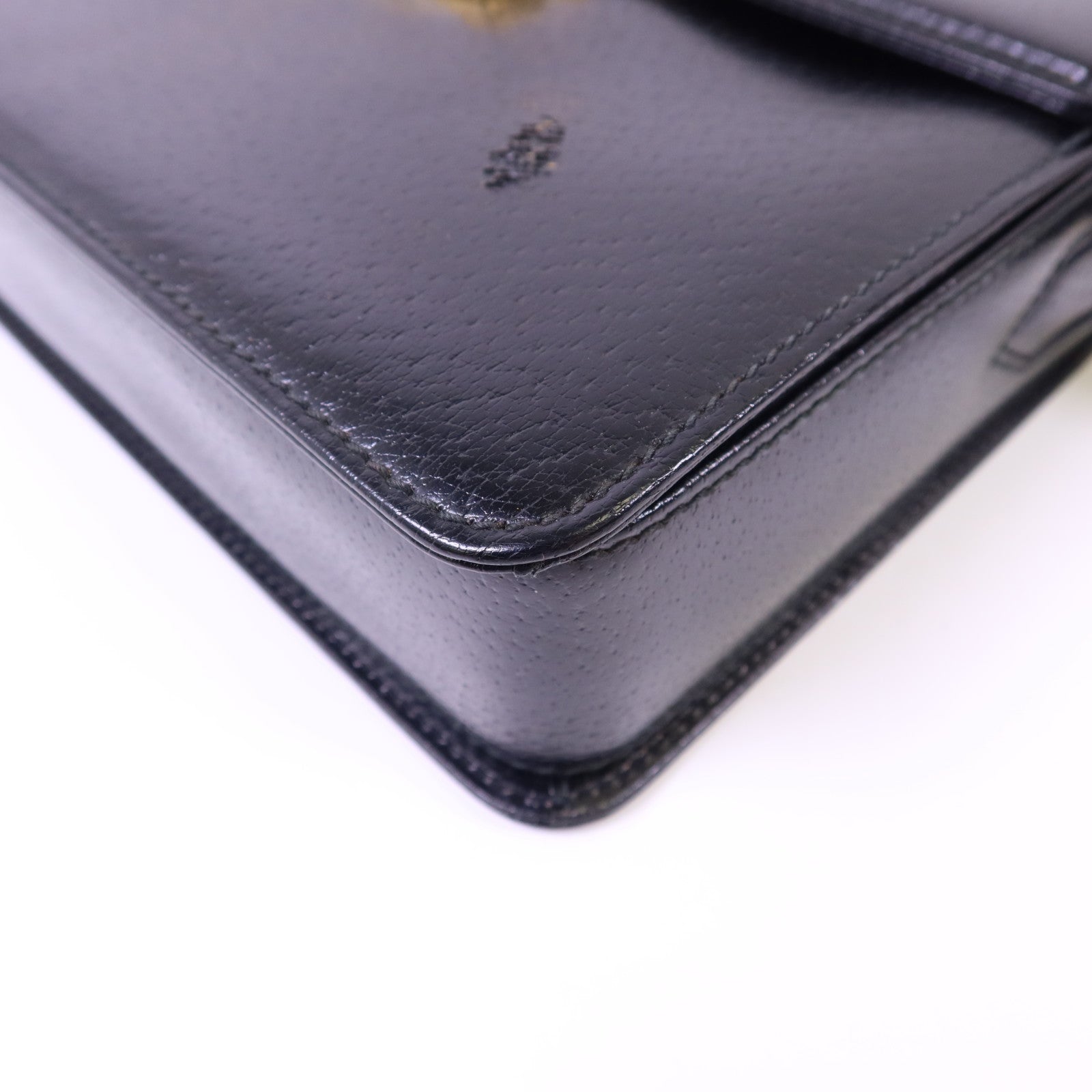 GUCCI 牛皮皮革Shoulder Bag金扣肩背袋