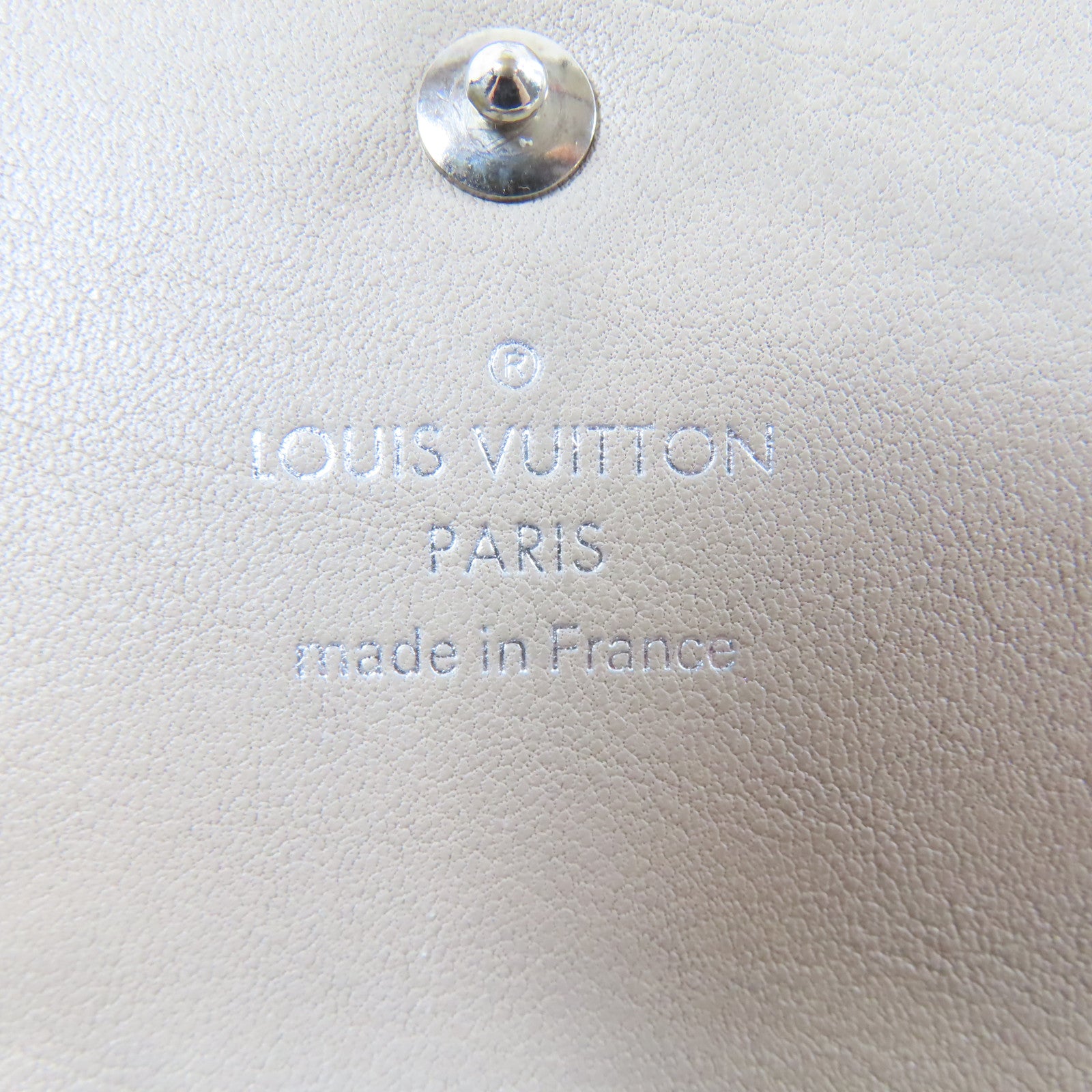 LOUIS VUITTON Mahina Anae銀扣零錢包米色